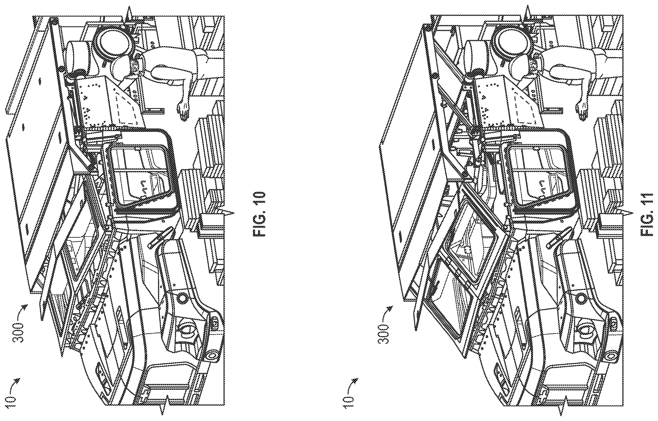 Patent US12448057 Figure 10 – Folding cabin assembly for low velocity air drop