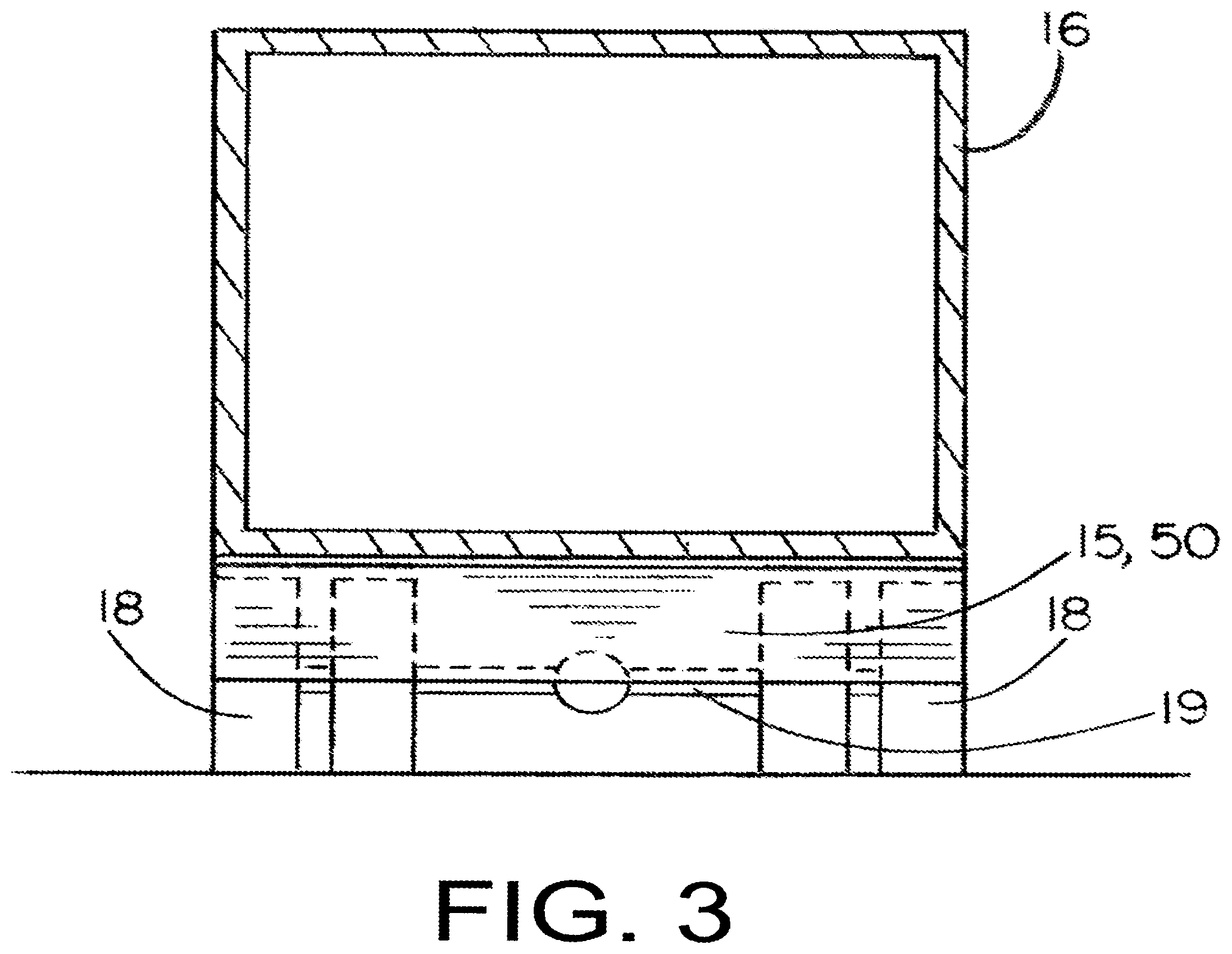 Patent US12448058 Figure 3 – Laterally inset trailer skirt and inner wheel skirt panel, each reducing vehicle drag