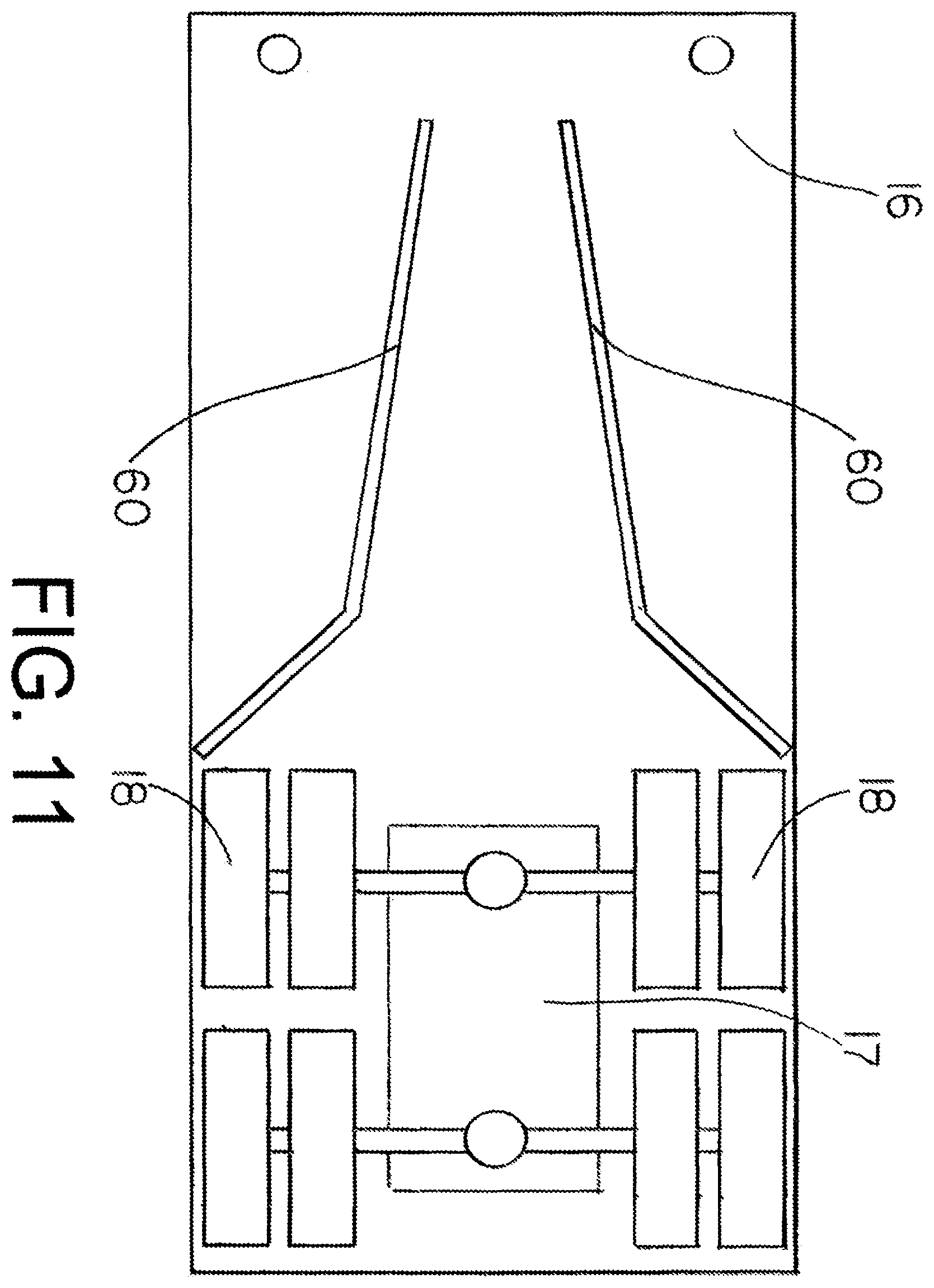 Patent US12448058 Figure 11 – Laterally inset trailer skirt and inner wheel skirt panel, each reducing vehicle drag