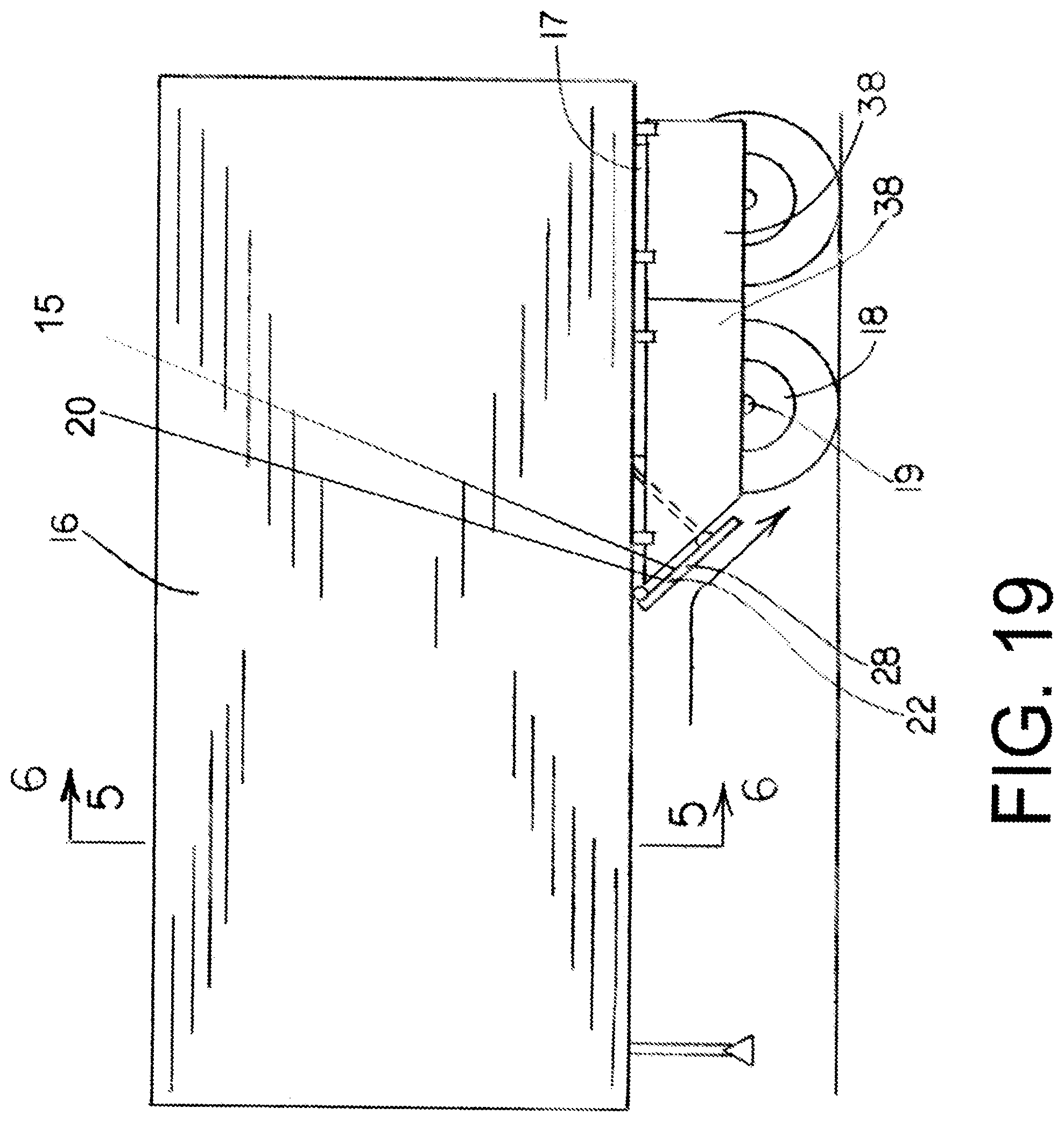 Patent US12448058 Figure 17 – Laterally inset trailer skirt and inner wheel skirt panel, each reducing vehicle drag