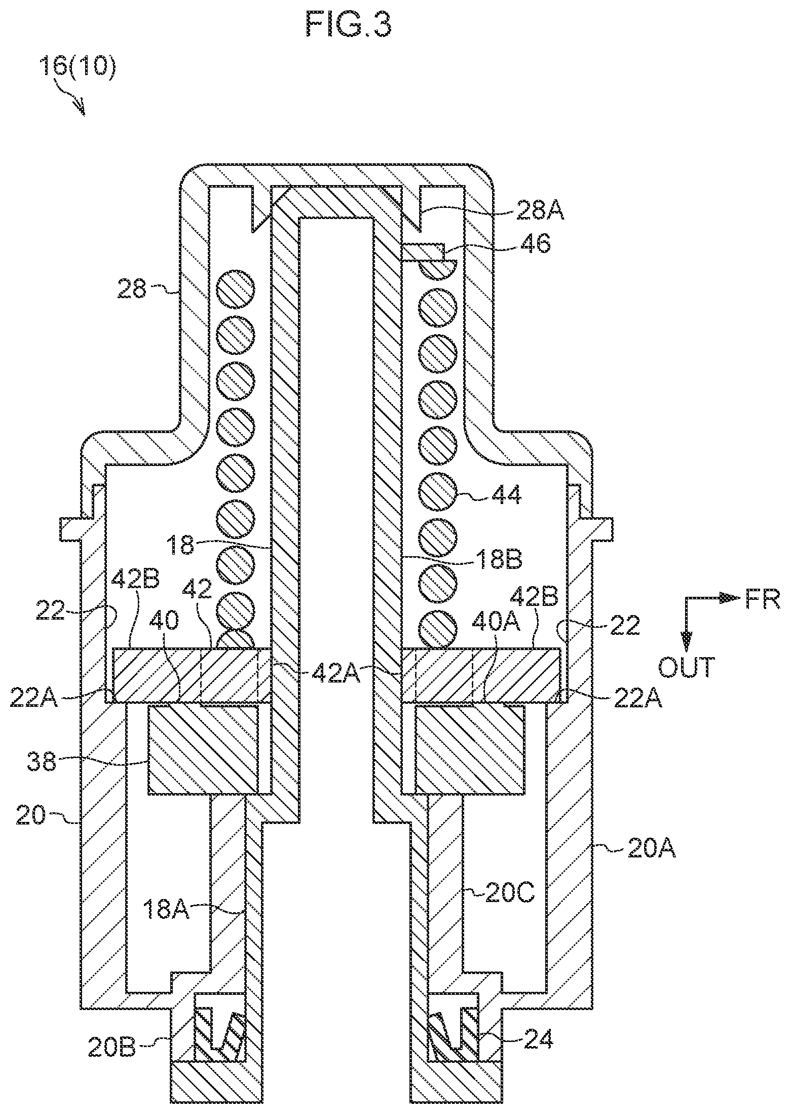 Patent US12448059 Figure 3 – Deflector device