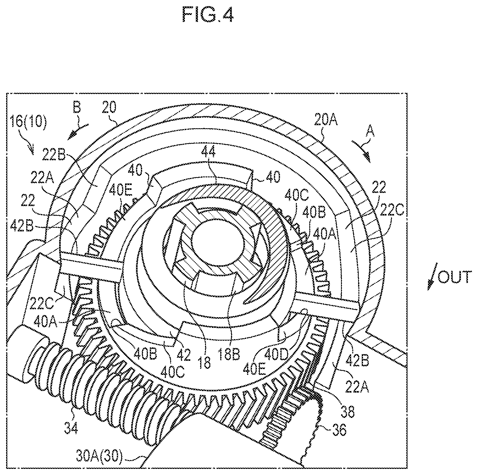 Patent US12448059 Figure 4 – Deflector device
