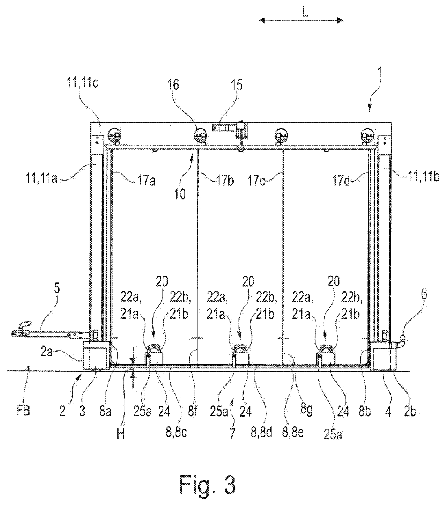 Patent US12448062 Figure 3 – Tugger train trailer