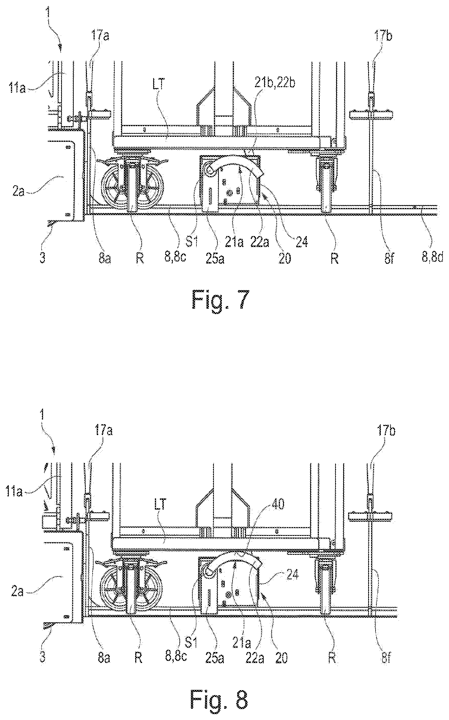 Patent US12448062 Figure 6 – Tugger train trailer