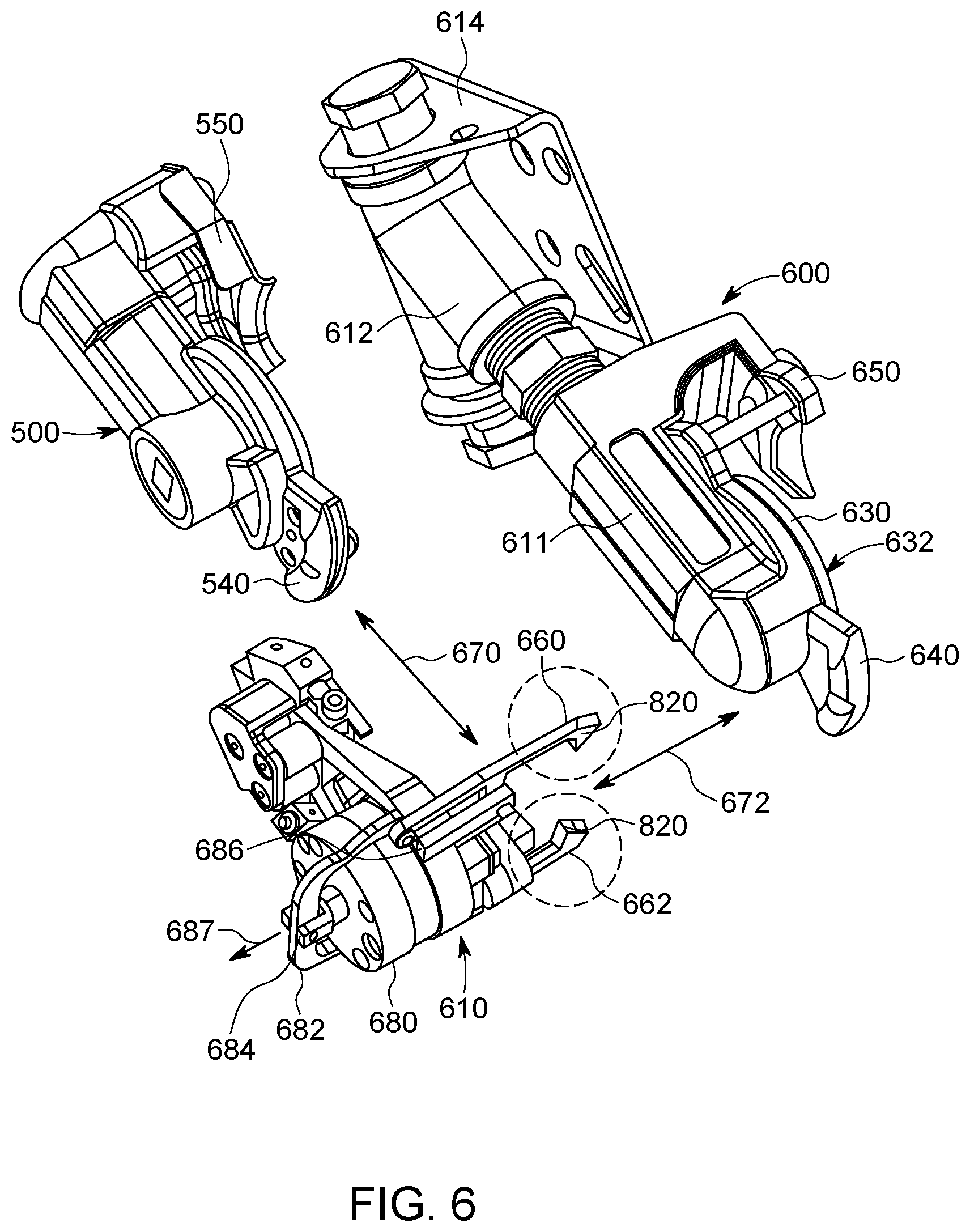 Patent US12448063 Figure 6 – Systems and methods for automated operation and handling of autonomous trucks and trailers hauled thereby