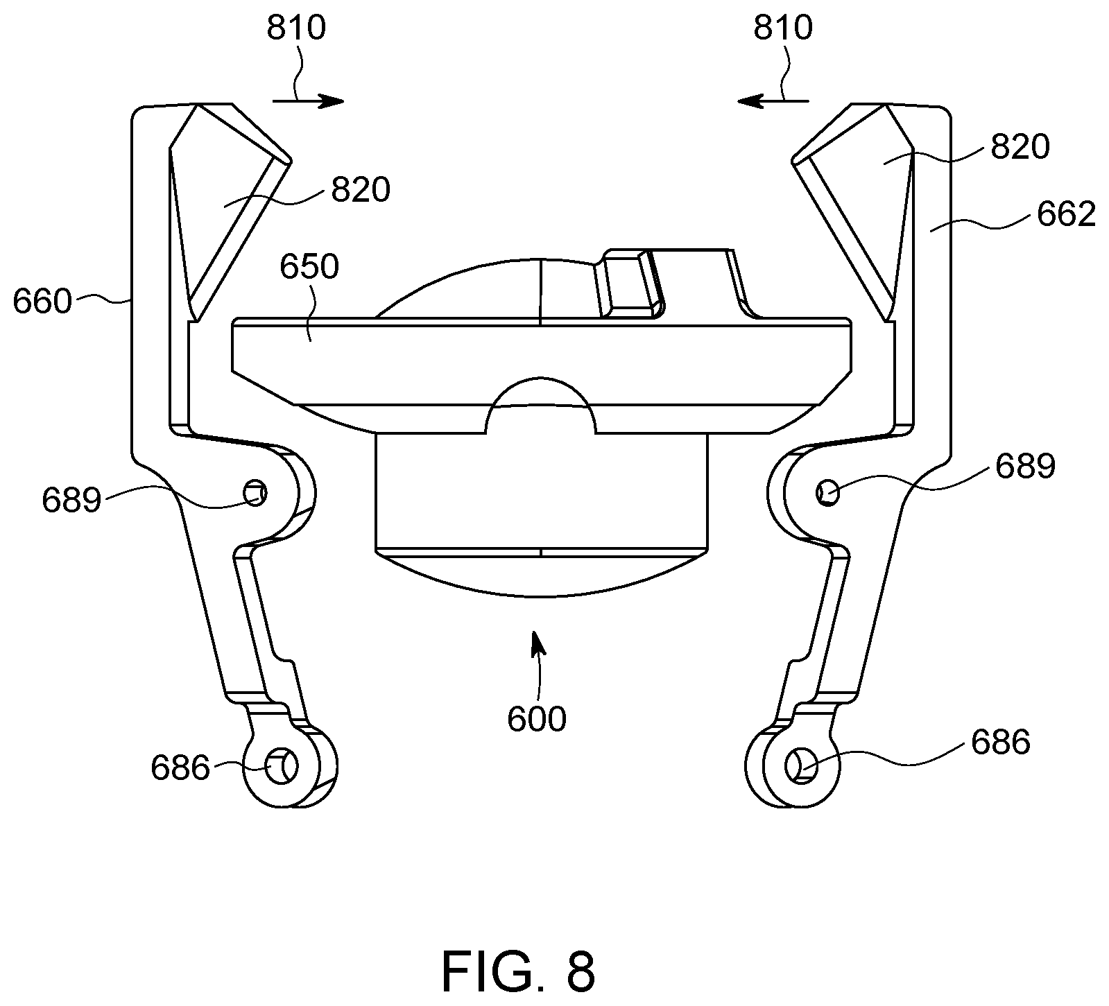 Patent US12448063 Figure 8 – Systems and methods for automated operation and handling of autonomous trucks and trailers hauled thereby