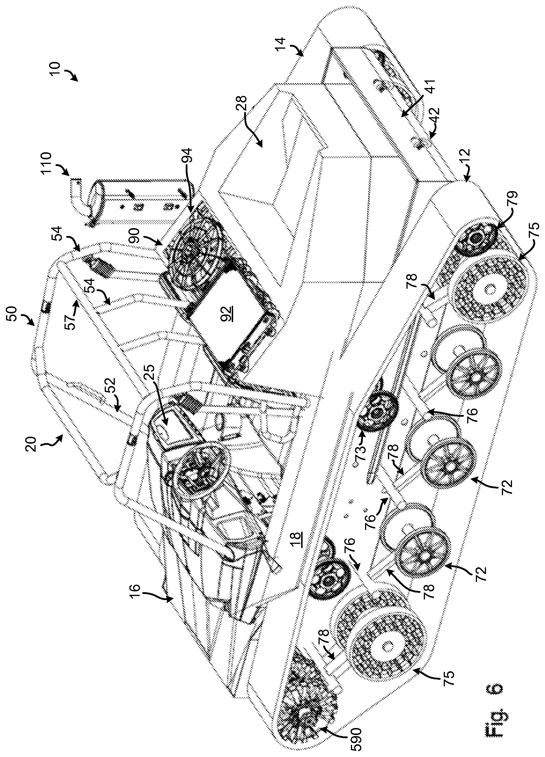 Patent US12448064 Figure 6 – Tracked all-terrain vehicle