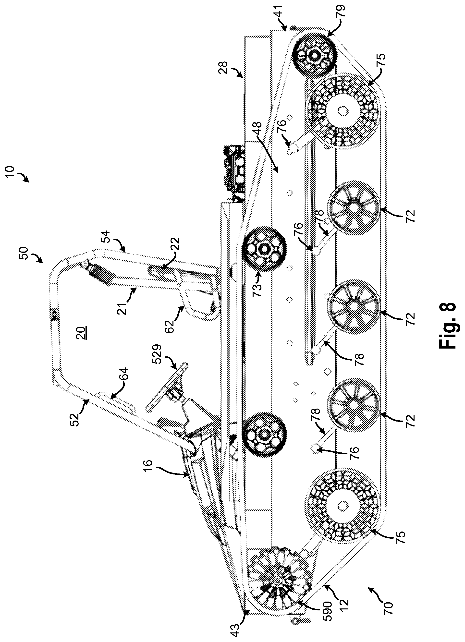Patent US12448064 Figure 10 – Tracked all-terrain vehicle