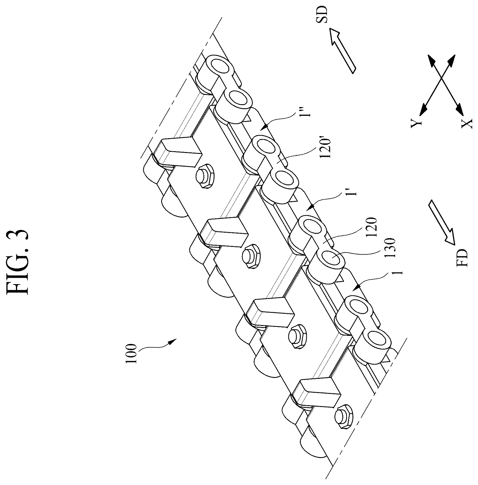 Patent US12448066 Figure 2 – Rubber track unit