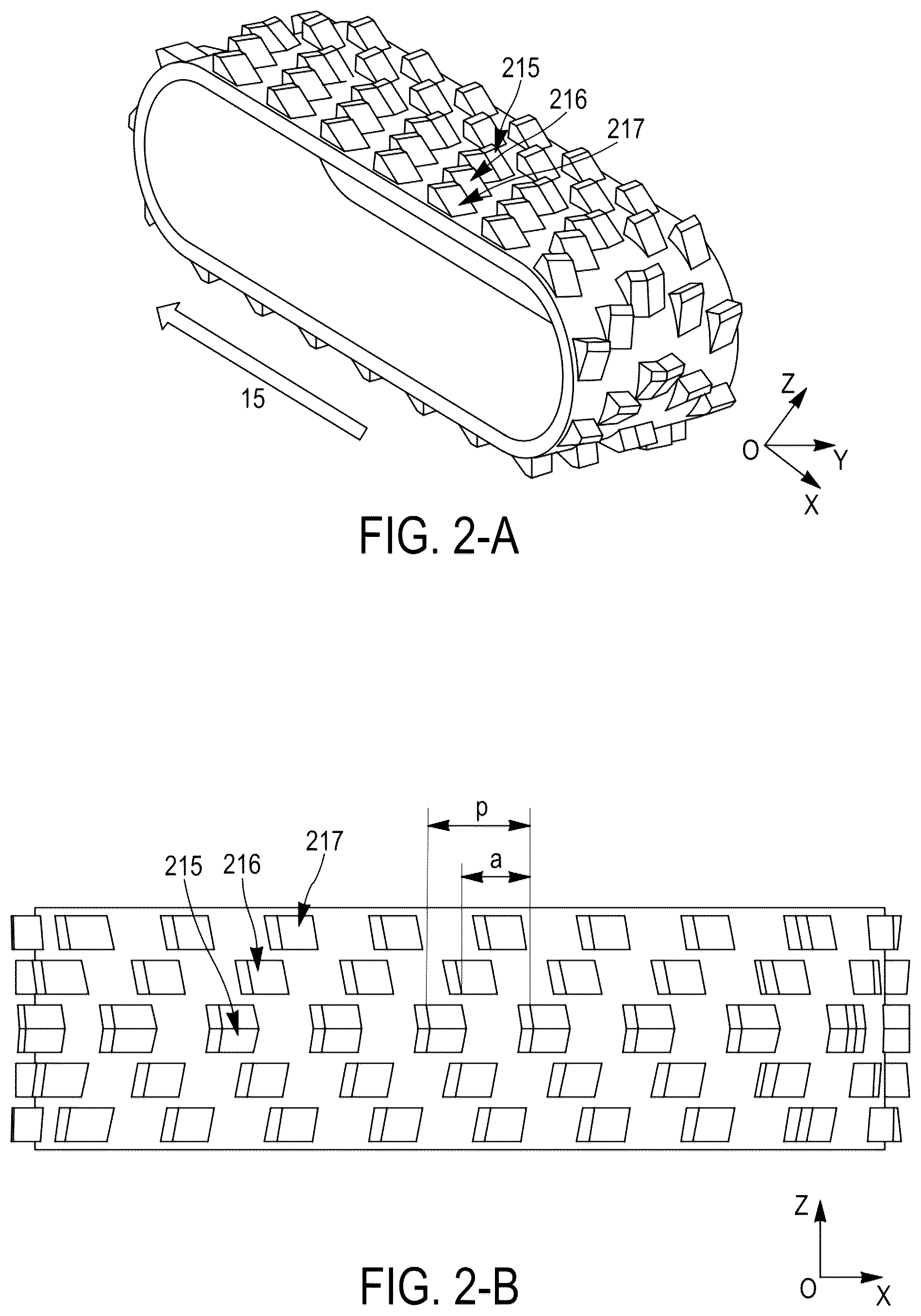 Patent US12448067 Figure 2 – Tread of a vehicle track