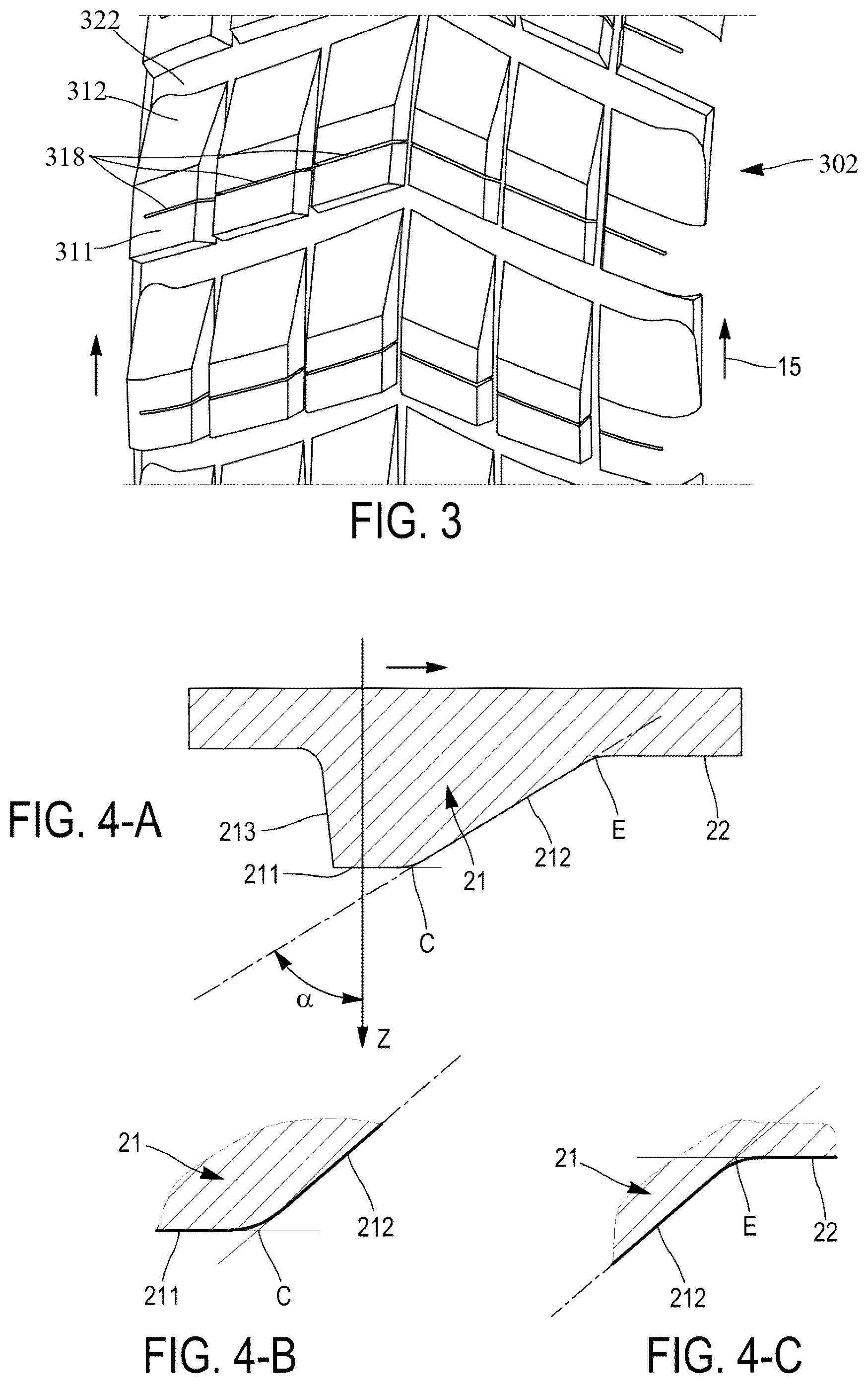 Patent US12448067 Figure 3 – Tread of a vehicle track