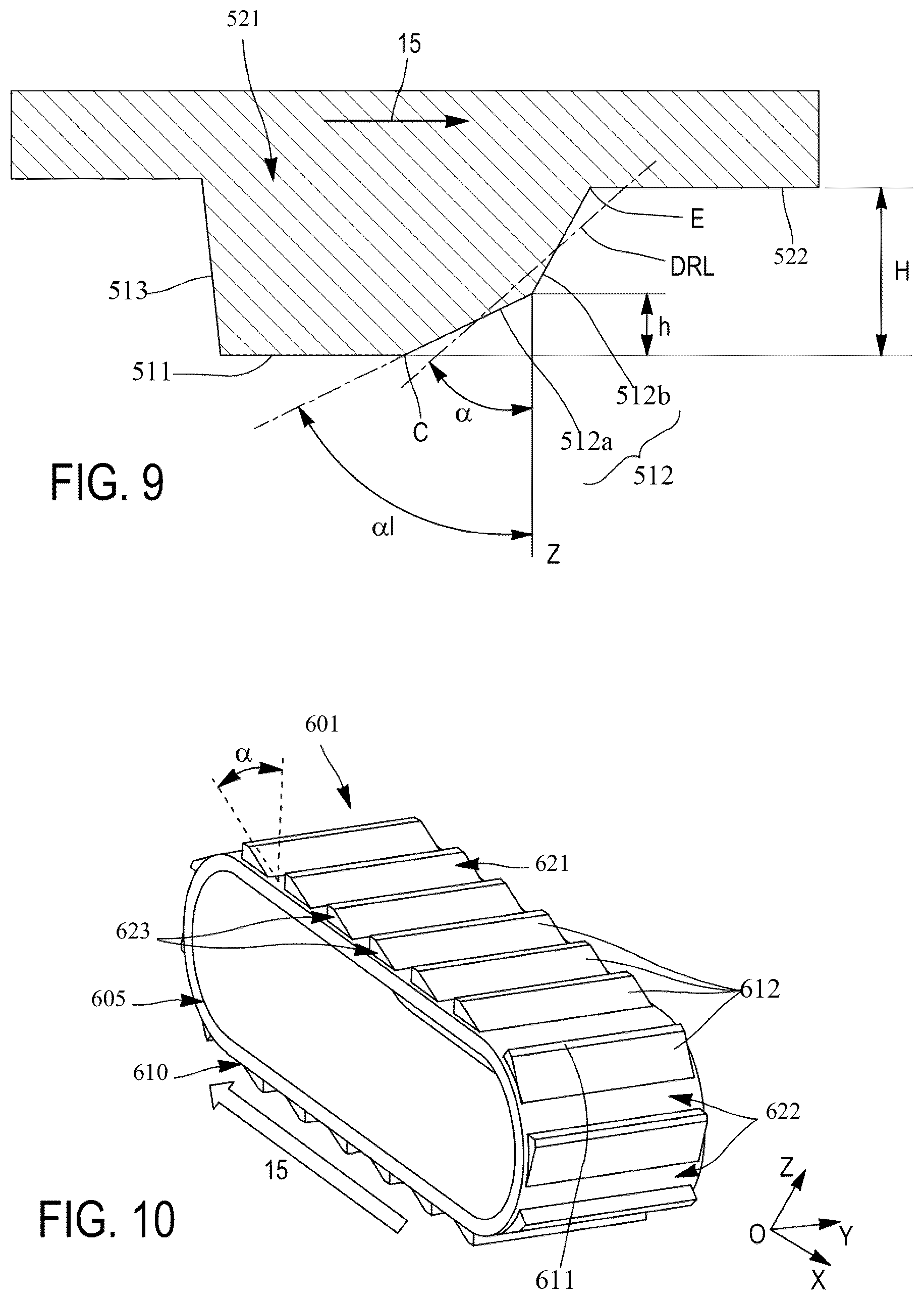 Patent US12448067 Figure 6 – Tread of a vehicle track