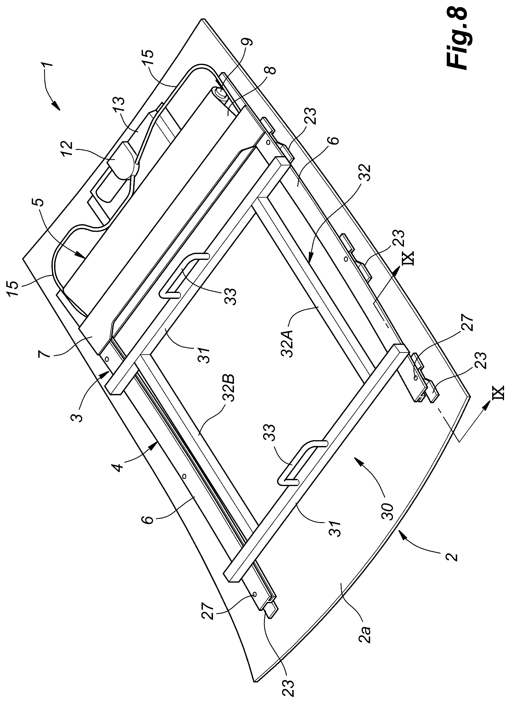 Patent US12448068 Figure 8 – Manufacturing method for roof module
