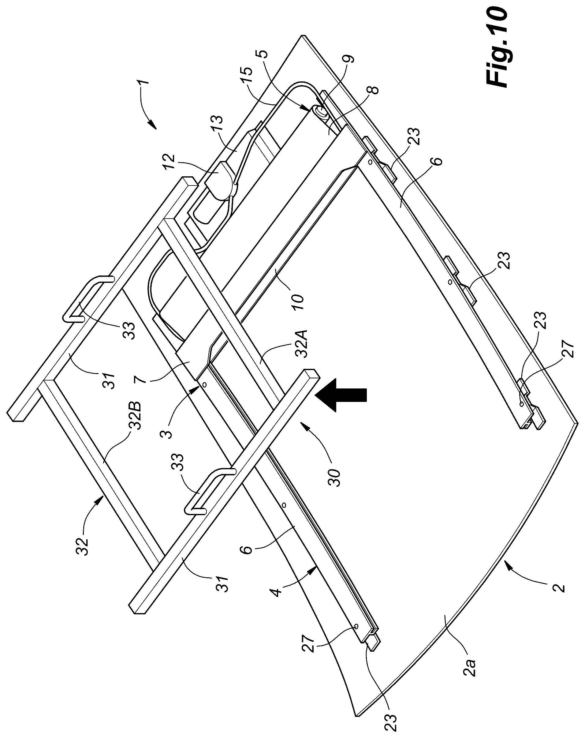 Patent US12448068 Figure 10 – Manufacturing method for roof module