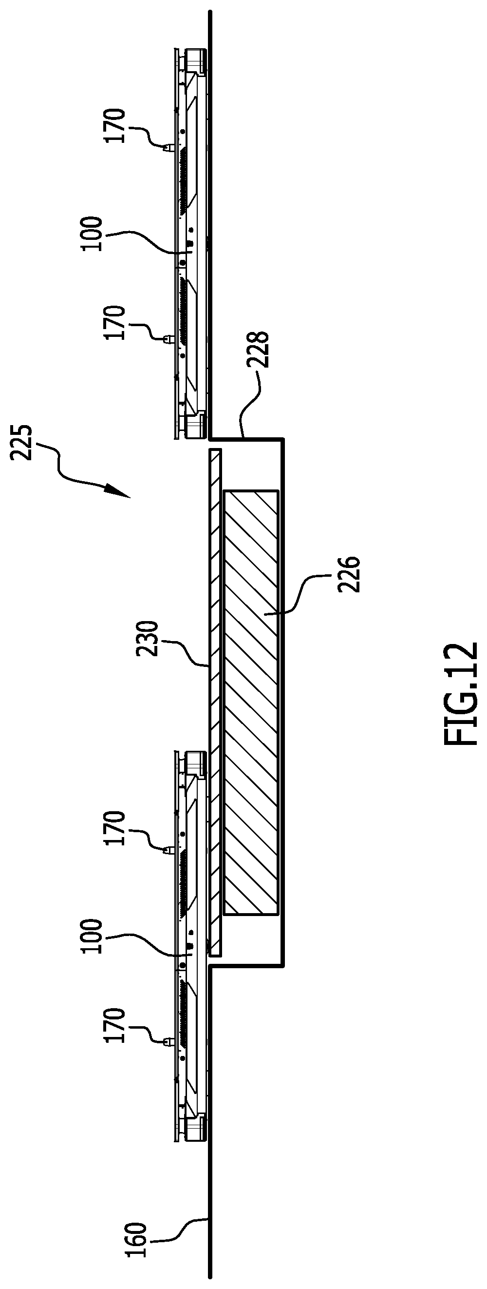 Patent US12448069 Figure 13 – Conveying device, processing installation, method for conveying and/or processing objects