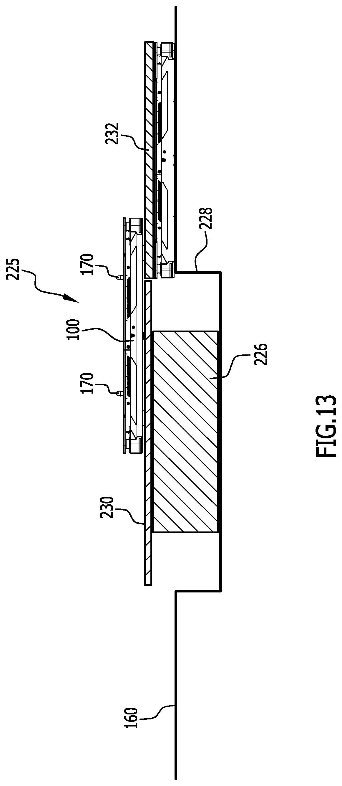 Patent US12448069 Figure 14 – Conveying device, processing installation, method for conveying and/or processing objects