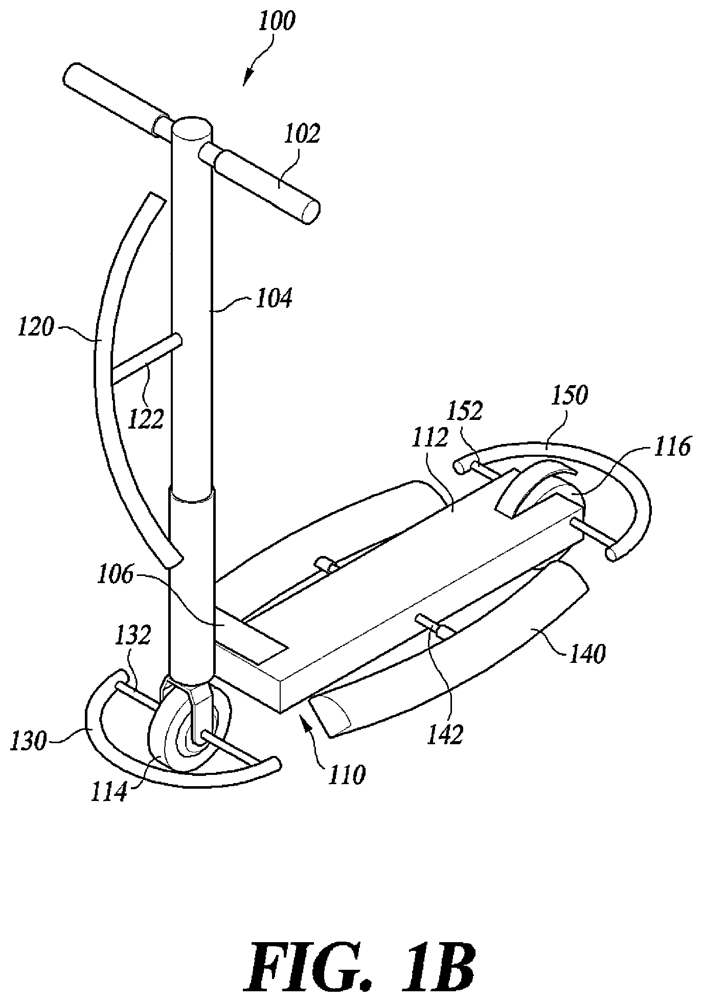 Patent US12448073 Figure 2 – Personal mobility device with a guard