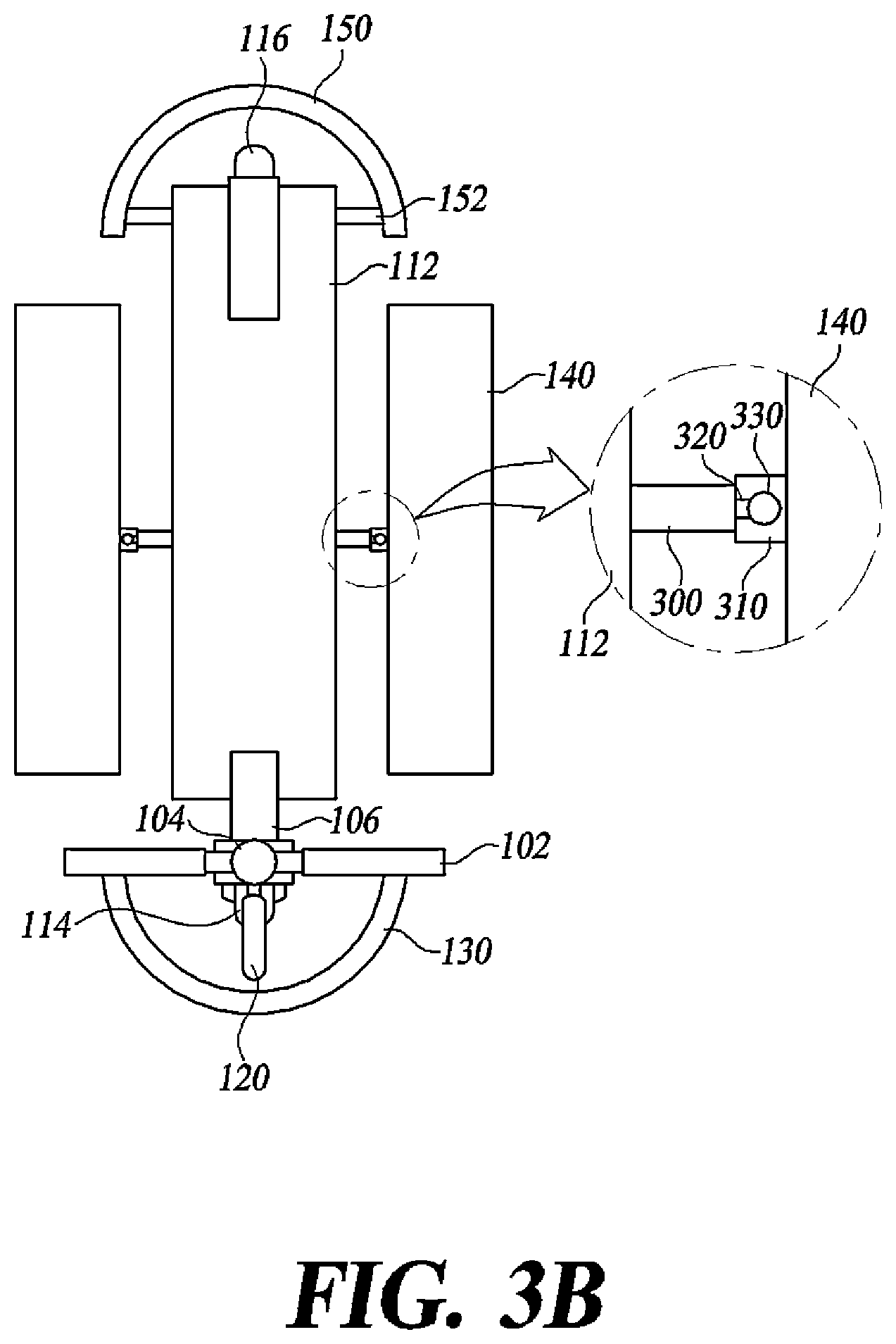 Patent US12448073 Figure 7 – Personal mobility device with a guard