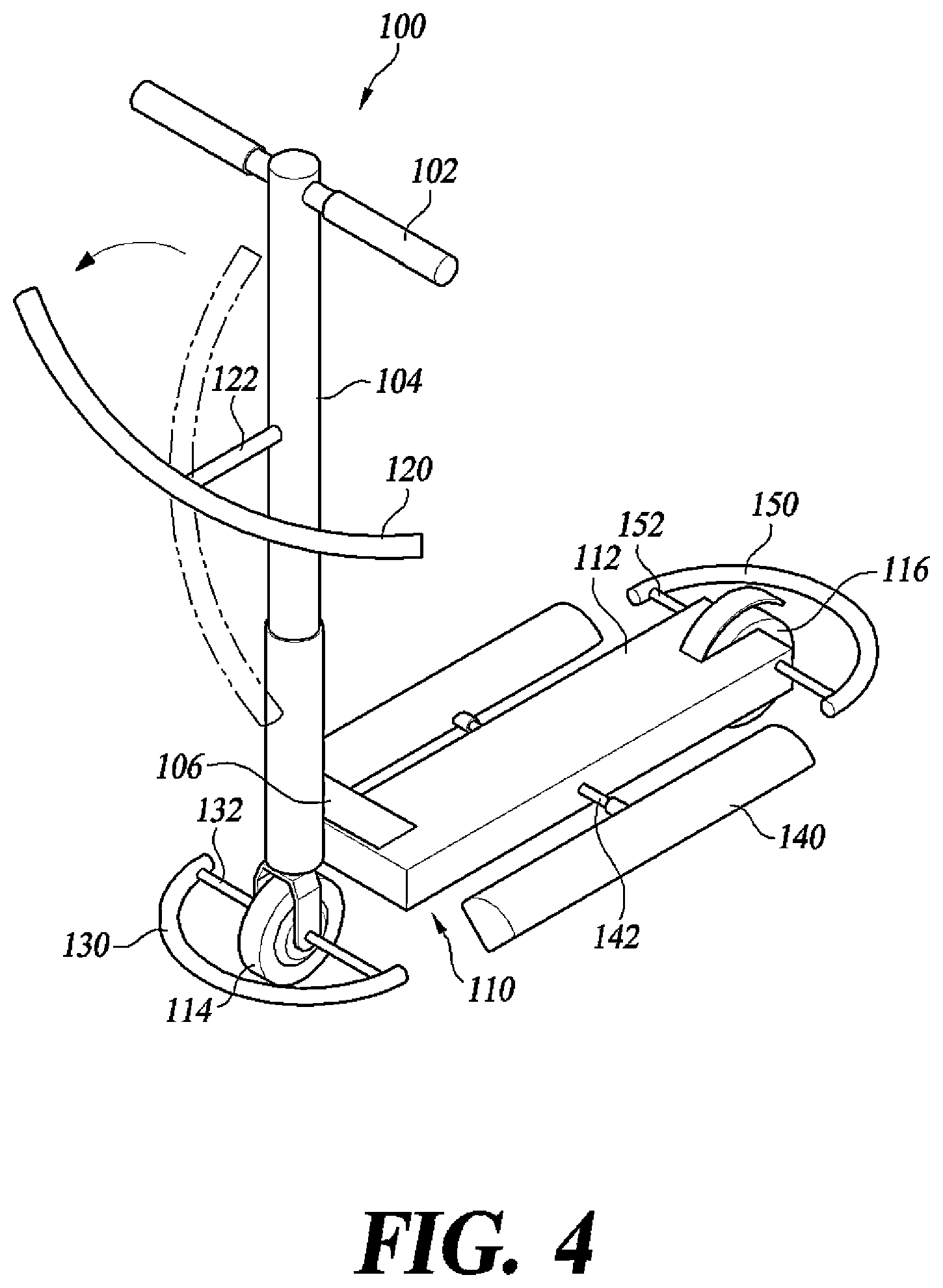 Patent US12448073 Figure 9 – Personal mobility device with a guard