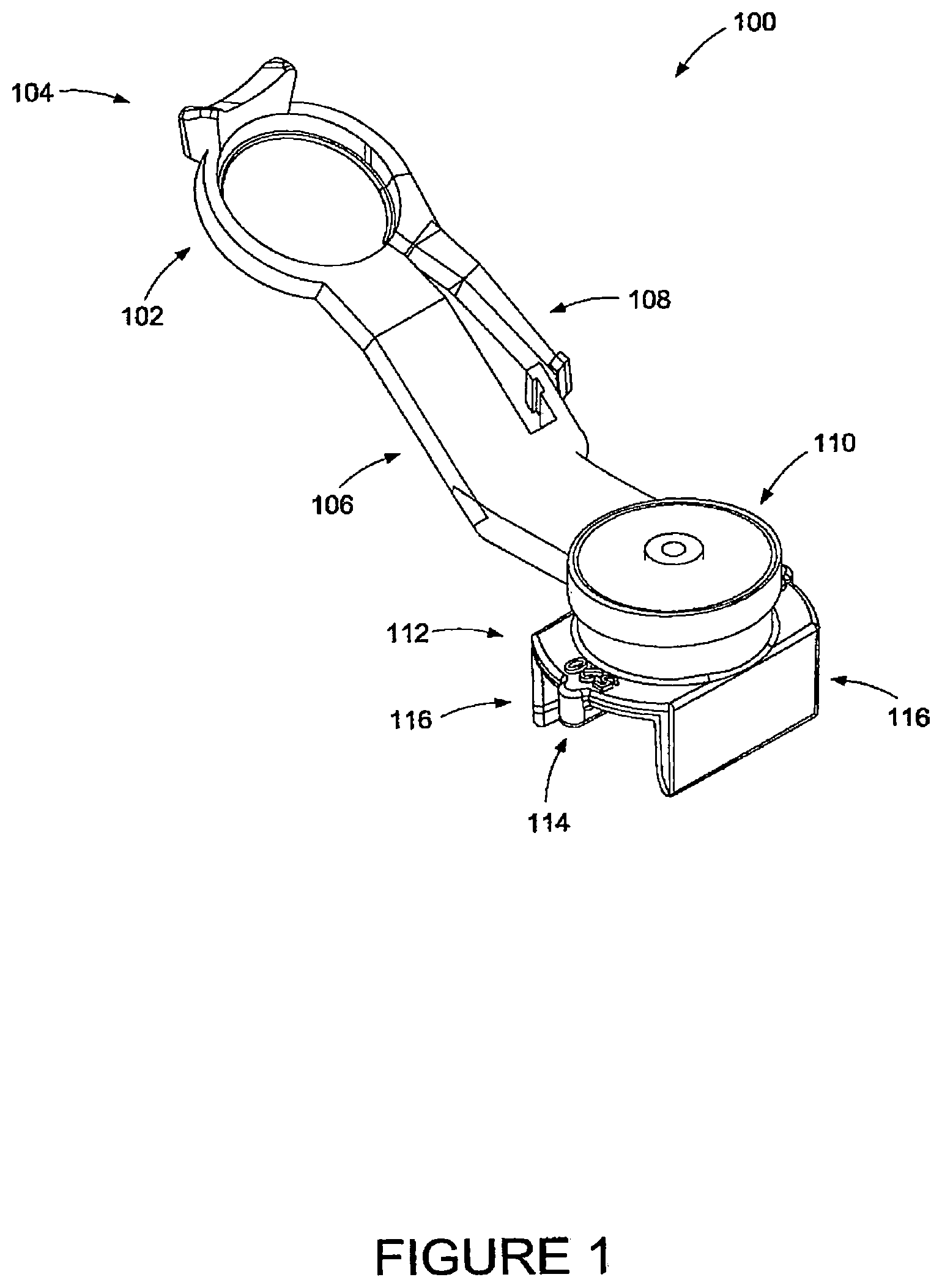 Patent US12448074 Figure 1 – Motorcycle chain oiling tool for aerosol lubrication