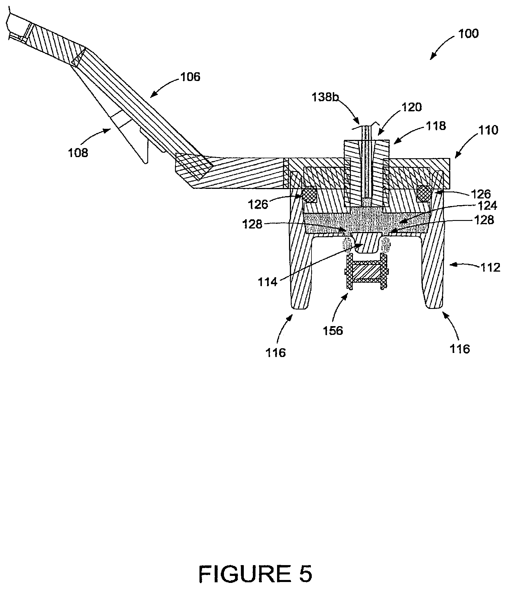 Patent US12448074 Figure 5 – Motorcycle chain oiling tool for aerosol lubrication