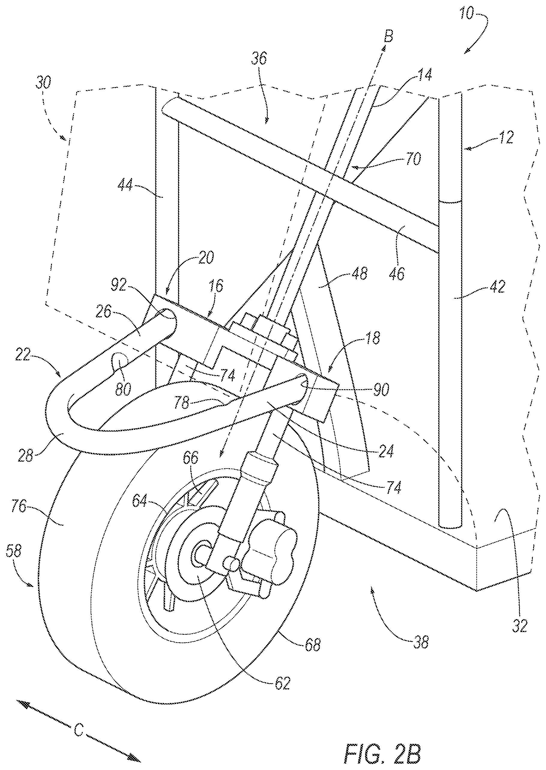 Patent US12448076 Figure 3 – Brace for three-wheeled vehicle