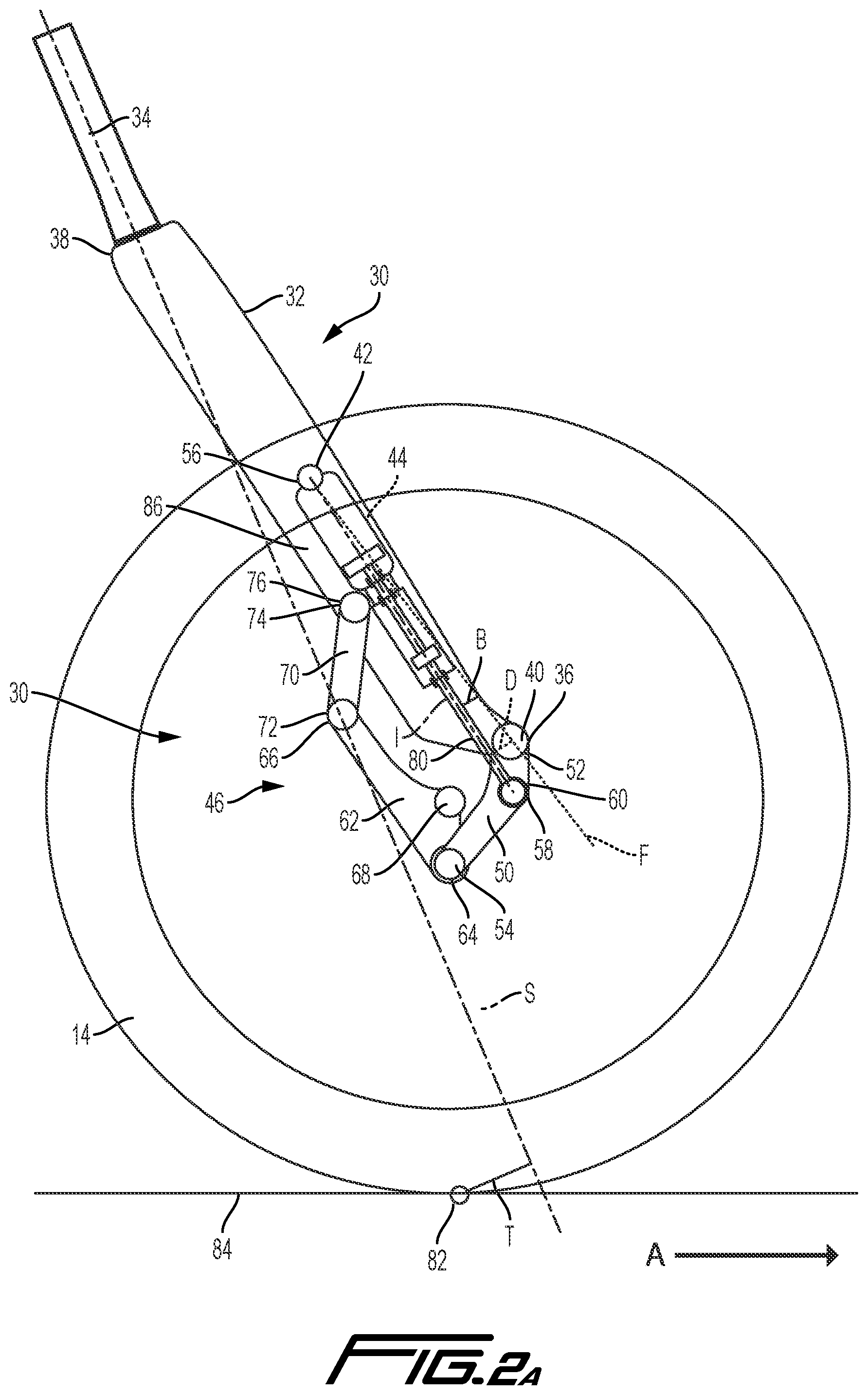 Patent US12448078 Figure 3 – Dual sided suspension assembly for a cycle wheel