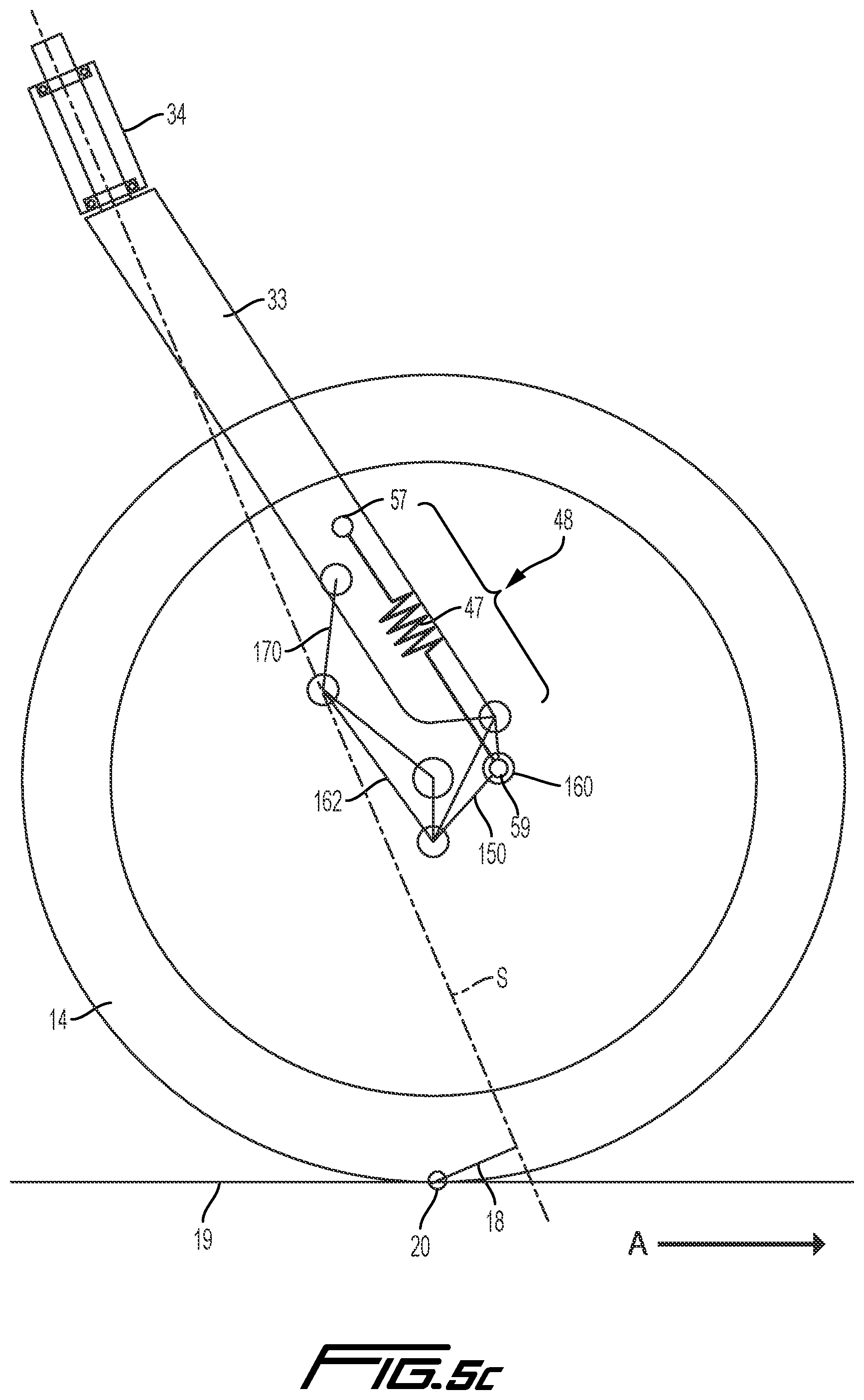Patent US12448078 Figure 14 – Dual sided suspension assembly for a cycle wheel