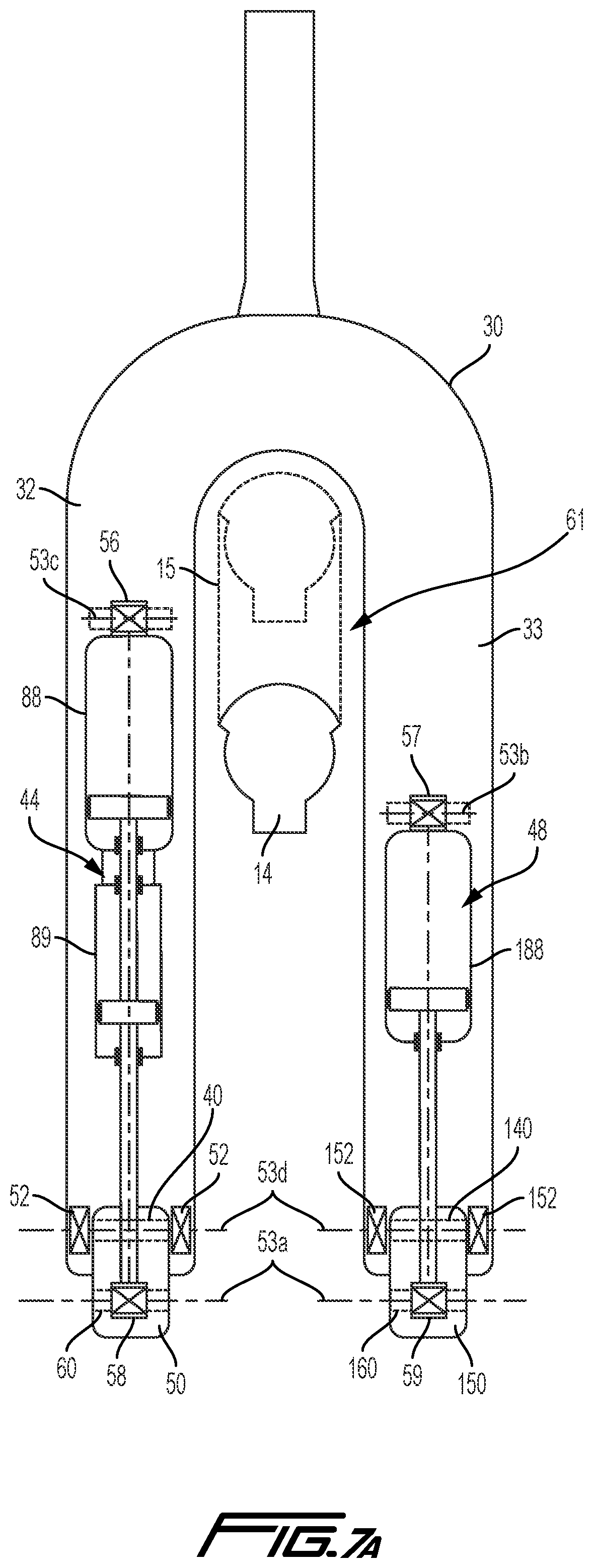 Patent US12448078 Figure 17 – Dual sided suspension assembly for a cycle wheel