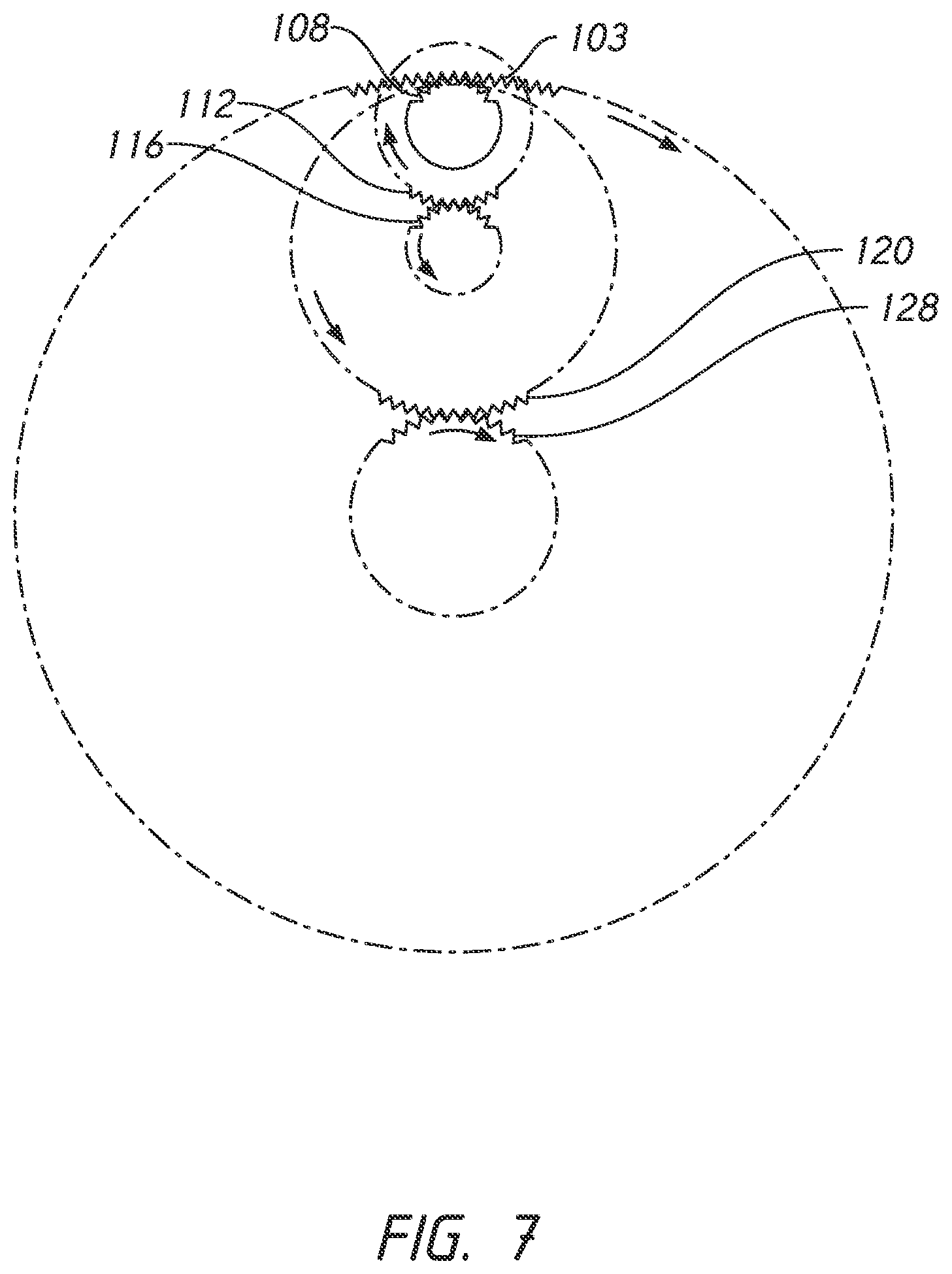Patent US12448080 Figure 7 – Transmission for lever-driven cycle