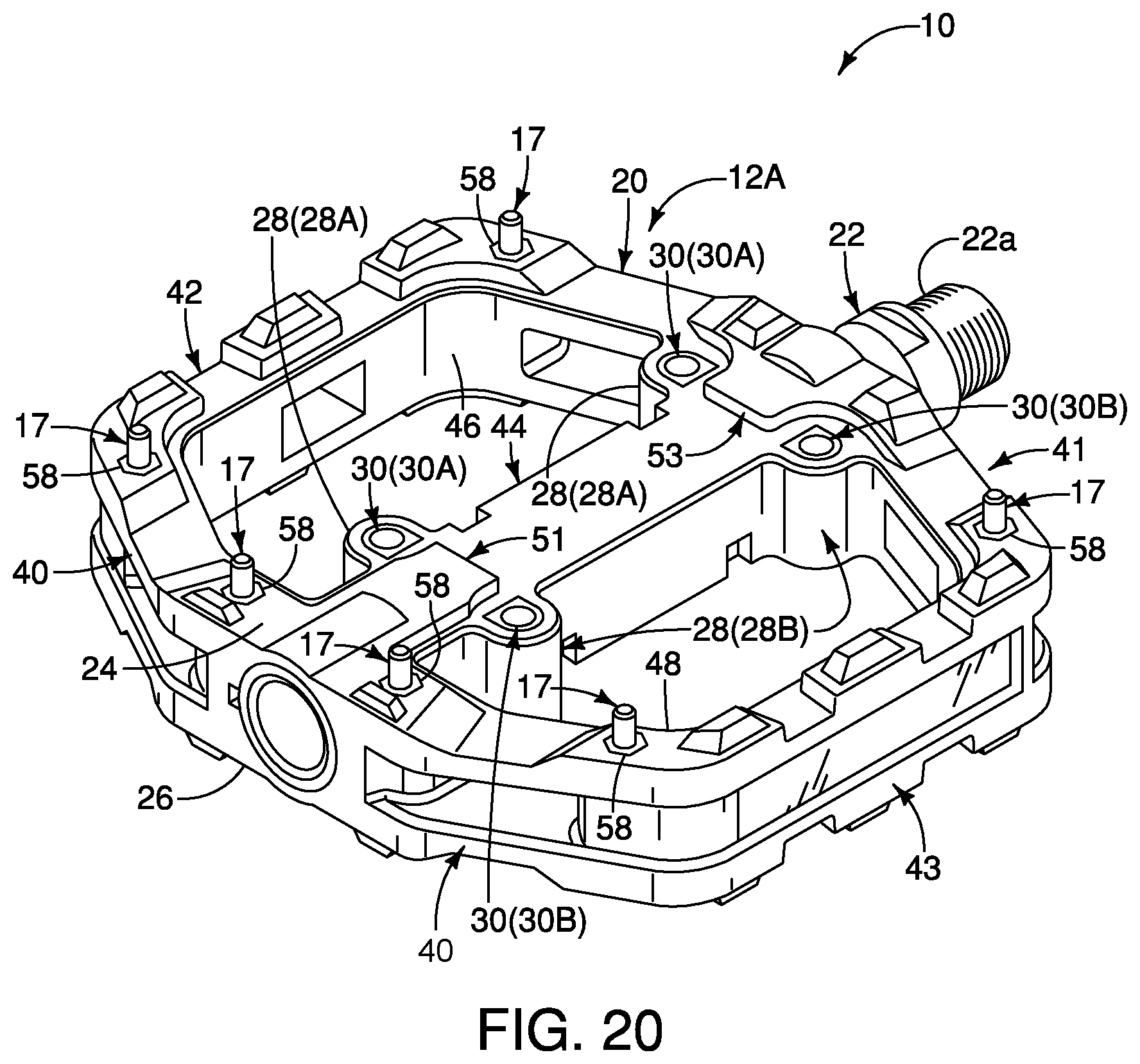 Patent US12448081 Figure 17 – Pedal assembly for human powered vehicle