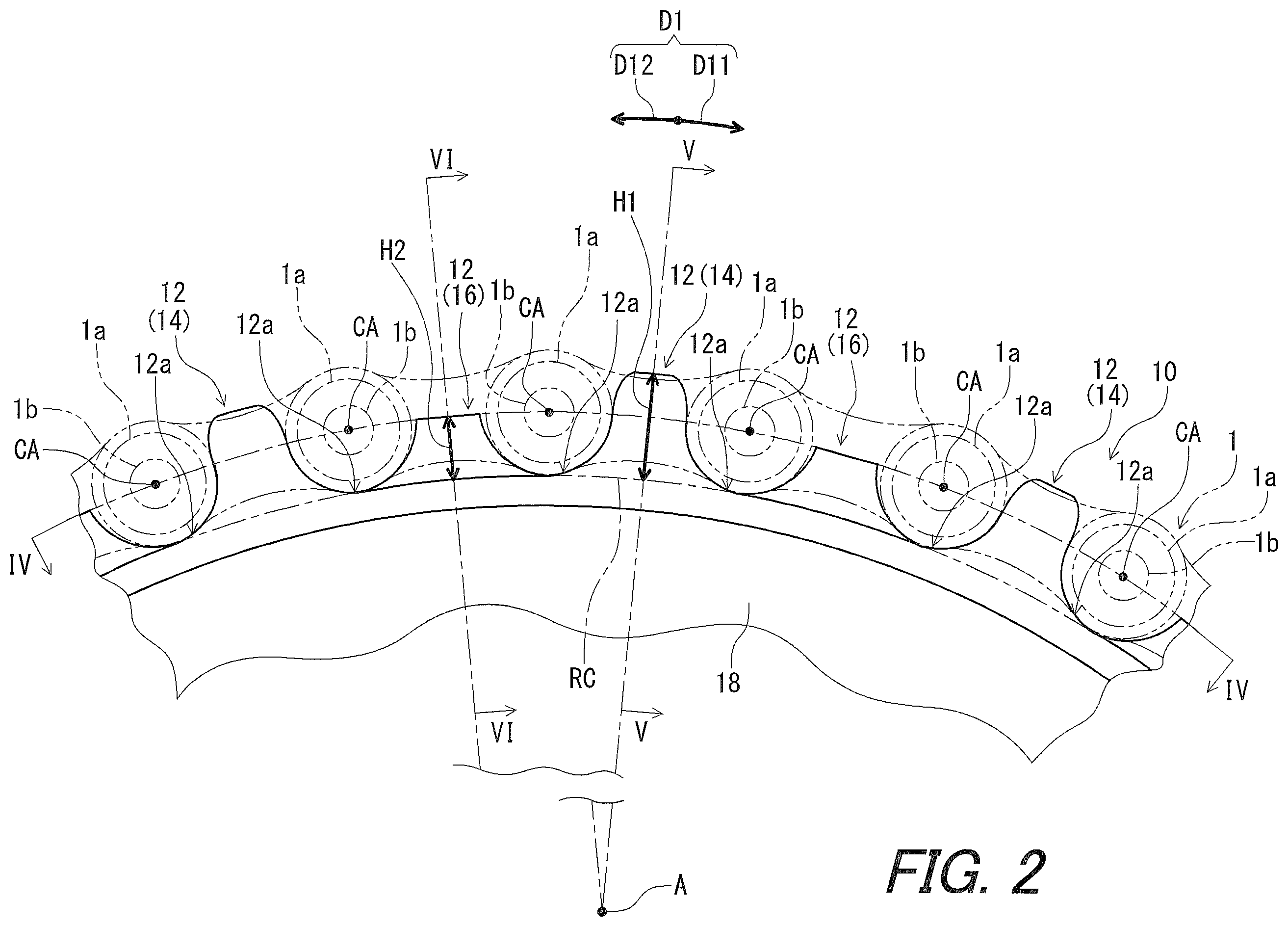 Patent US12448082 Figure 2 – Bicycle sprocket