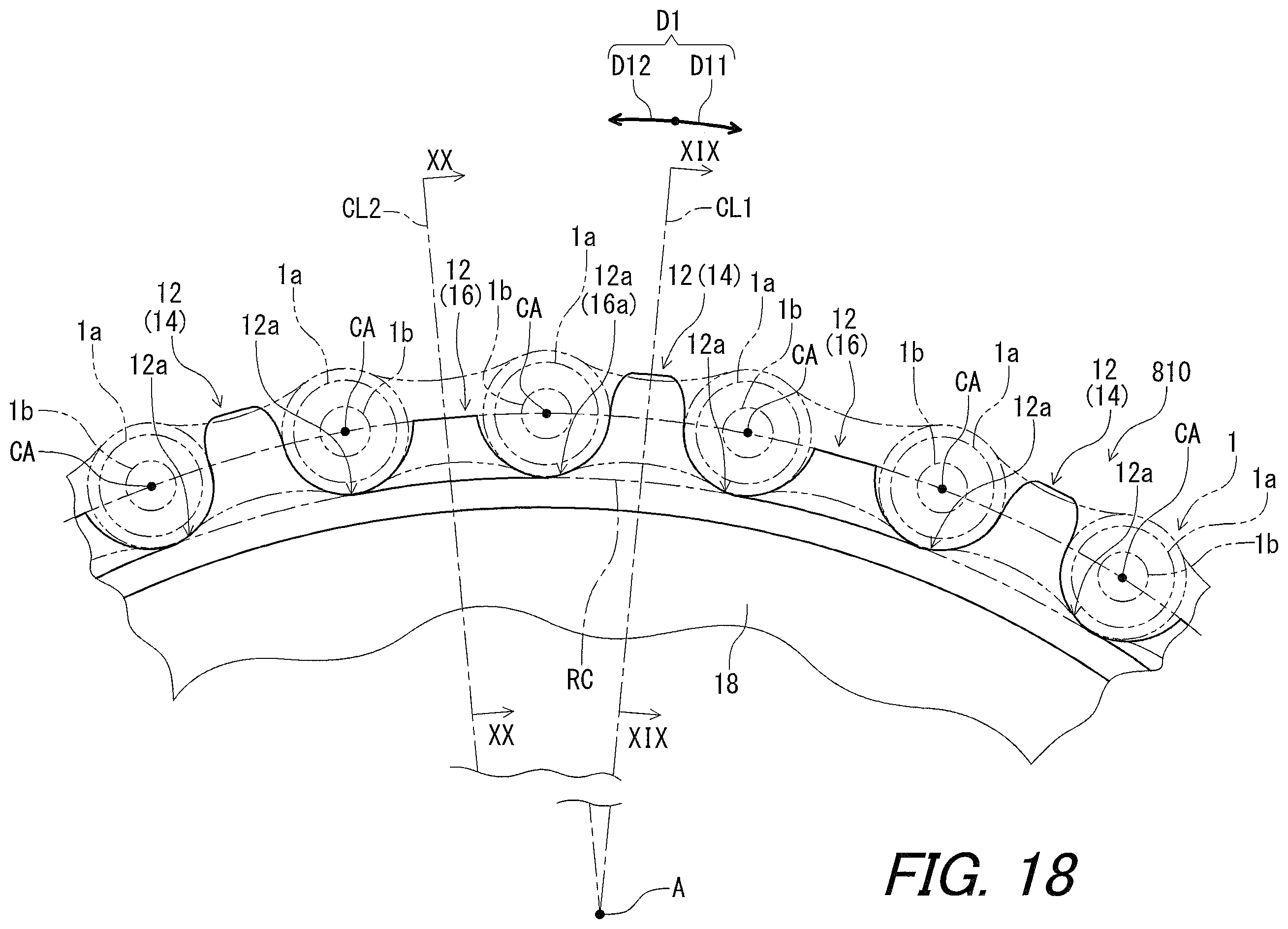 Patent US12448082 Figure 18 – Bicycle sprocket