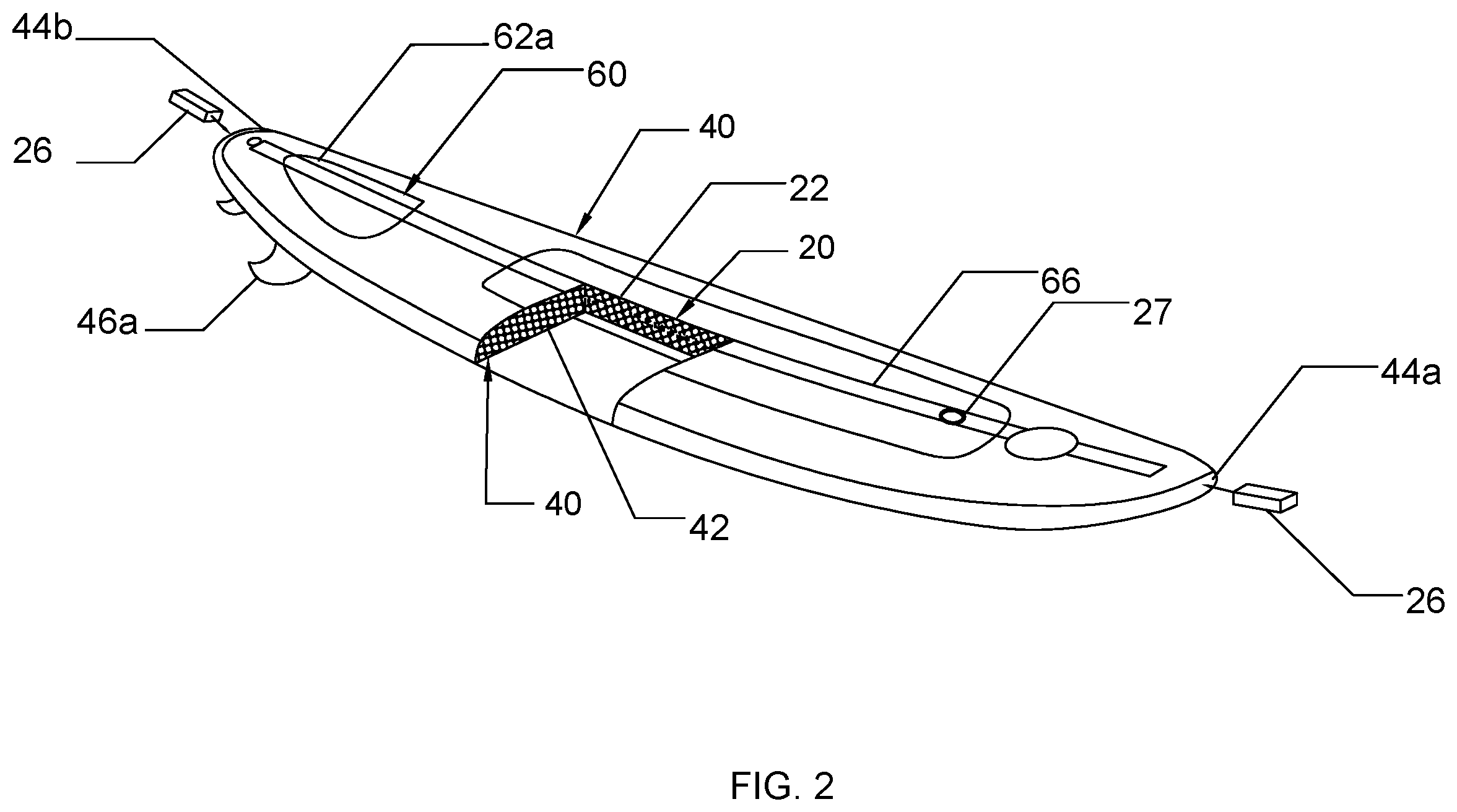 Patent US12448086 Figure 2 – Surfing board