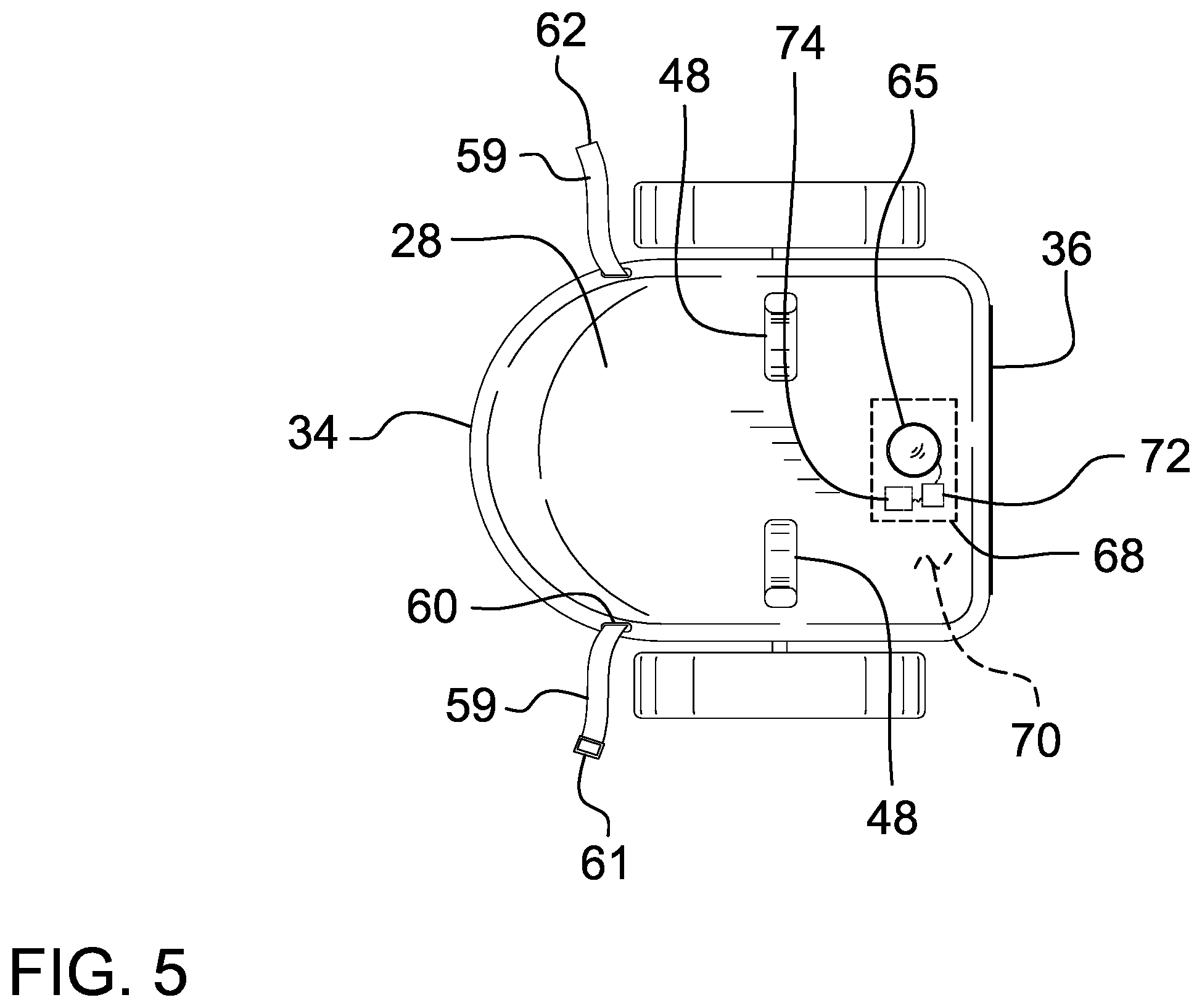 Patent US12448088 Figure 4 – Personal watercraft cart assembly