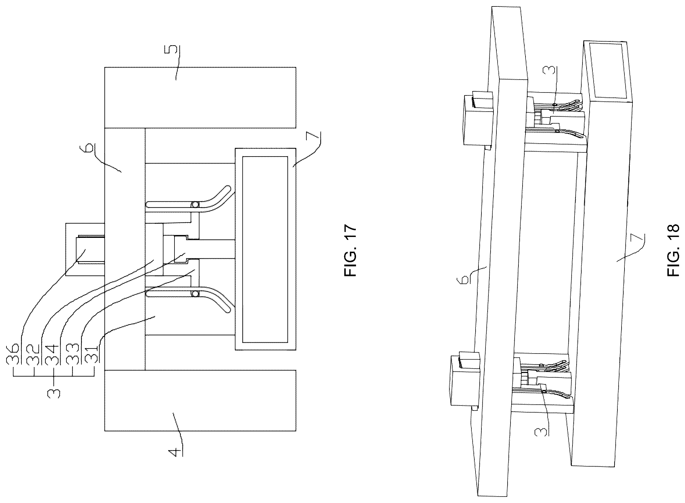 Patent US12448089 Figure 7 – Top-lock pull-out type connecting device and immersed tube construction ship