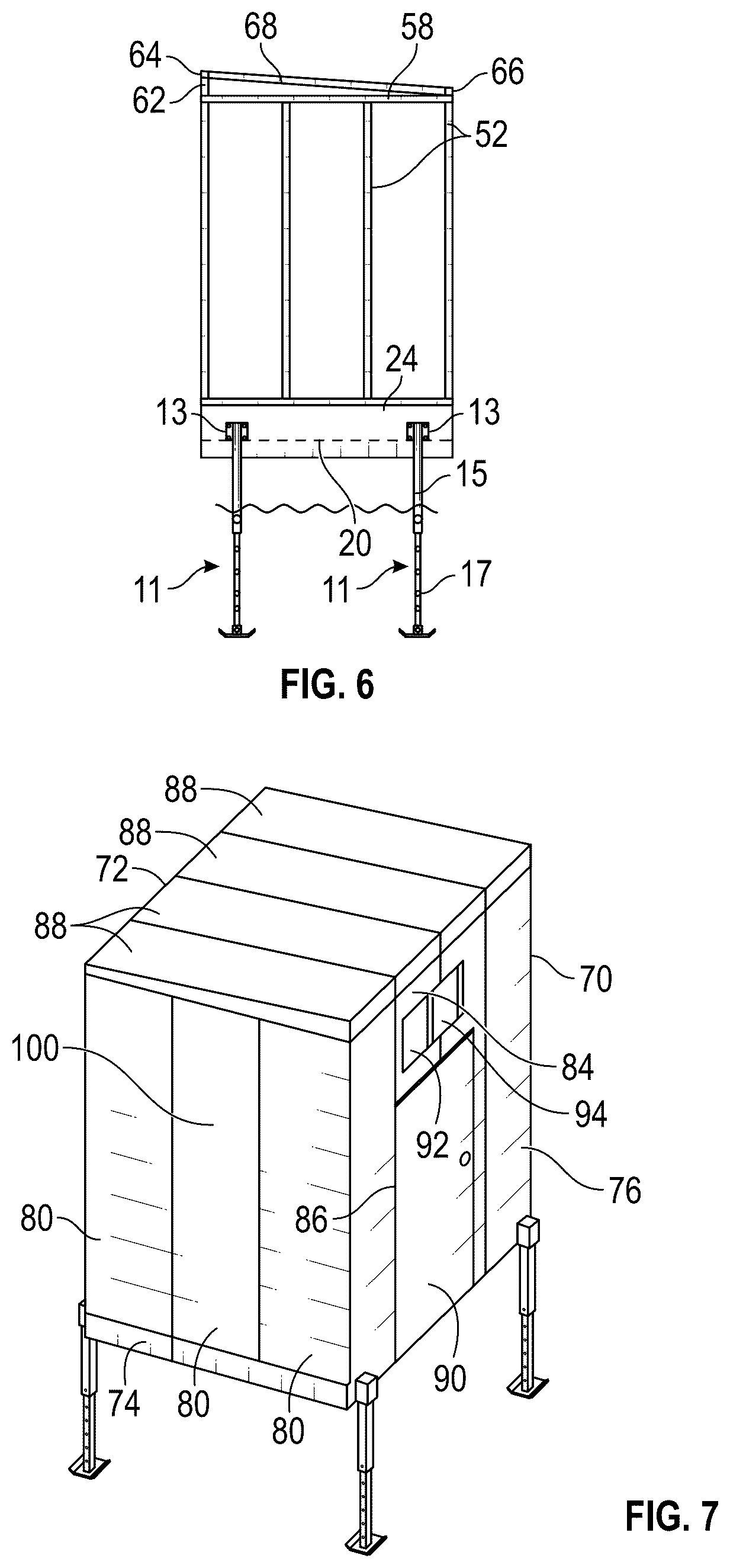 Patent US12448091 Figure 5 – Modular storage structure for positioning in a body of water