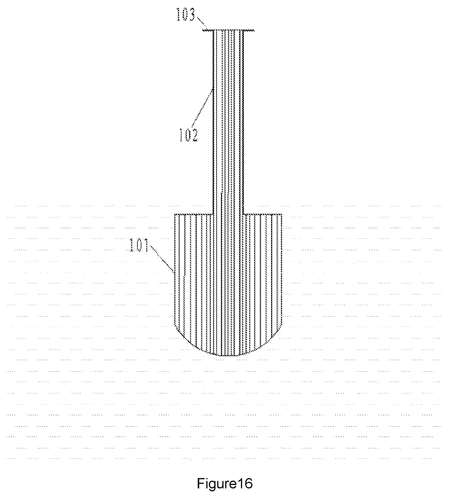 Patent US12448092 Figure 12 – Offshore floating platform device, construction method and operation method