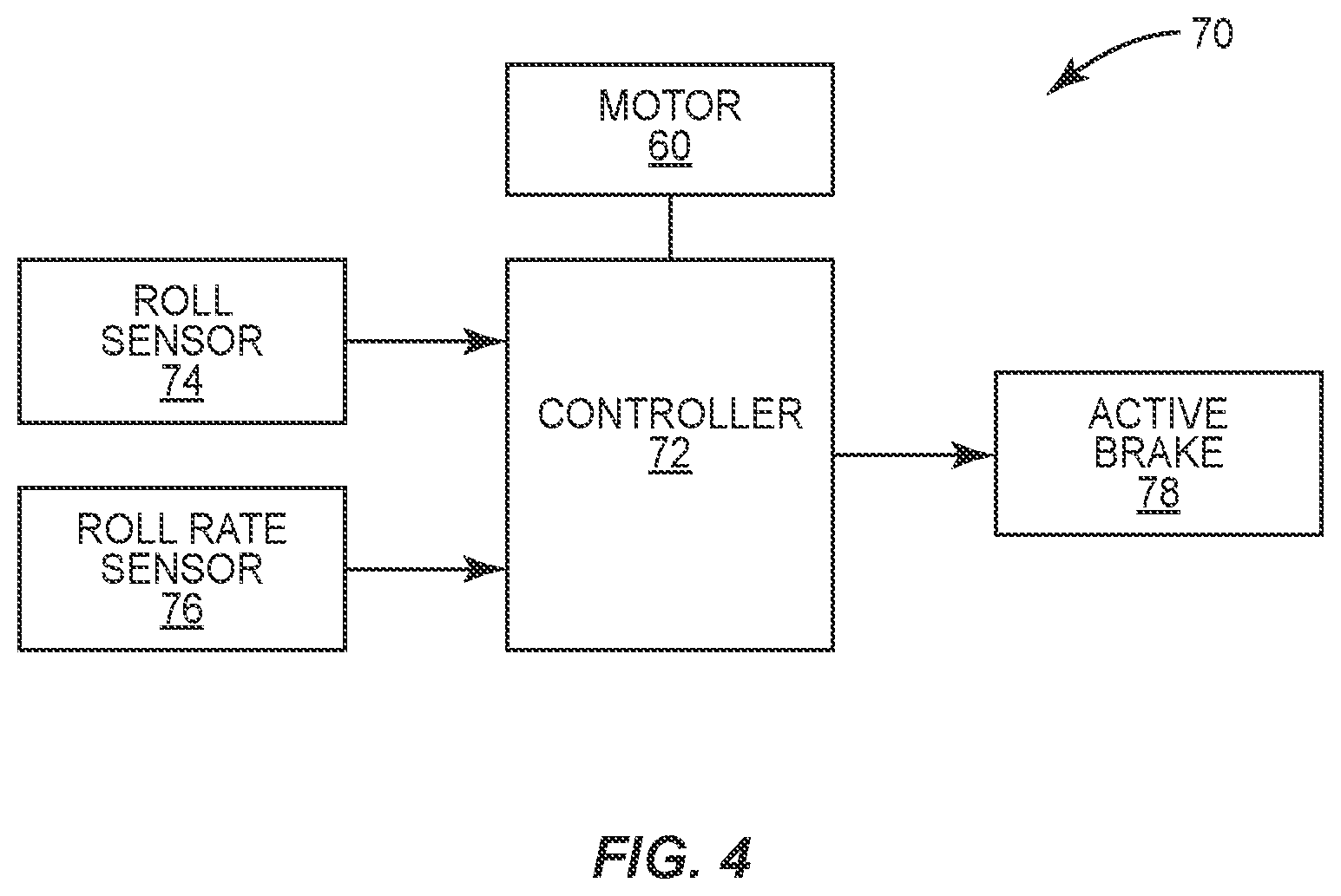 Patent US12448094 Figure 4 – Internal fluid reservoir for gyroscopic boat stabilizer