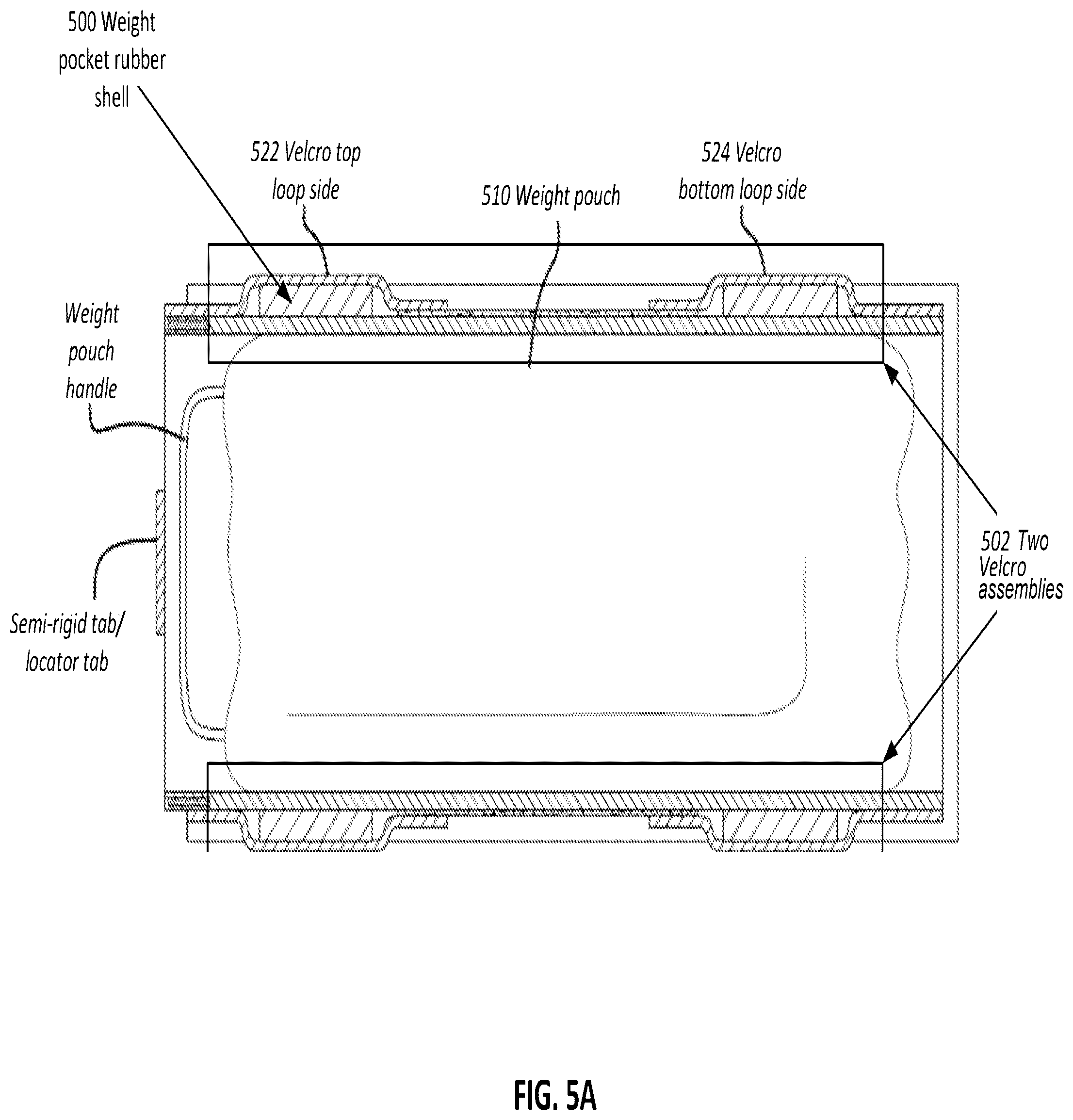 Patent US12448096 Figure 6 – Weight pocket liner for buoyancy control device (BCD)