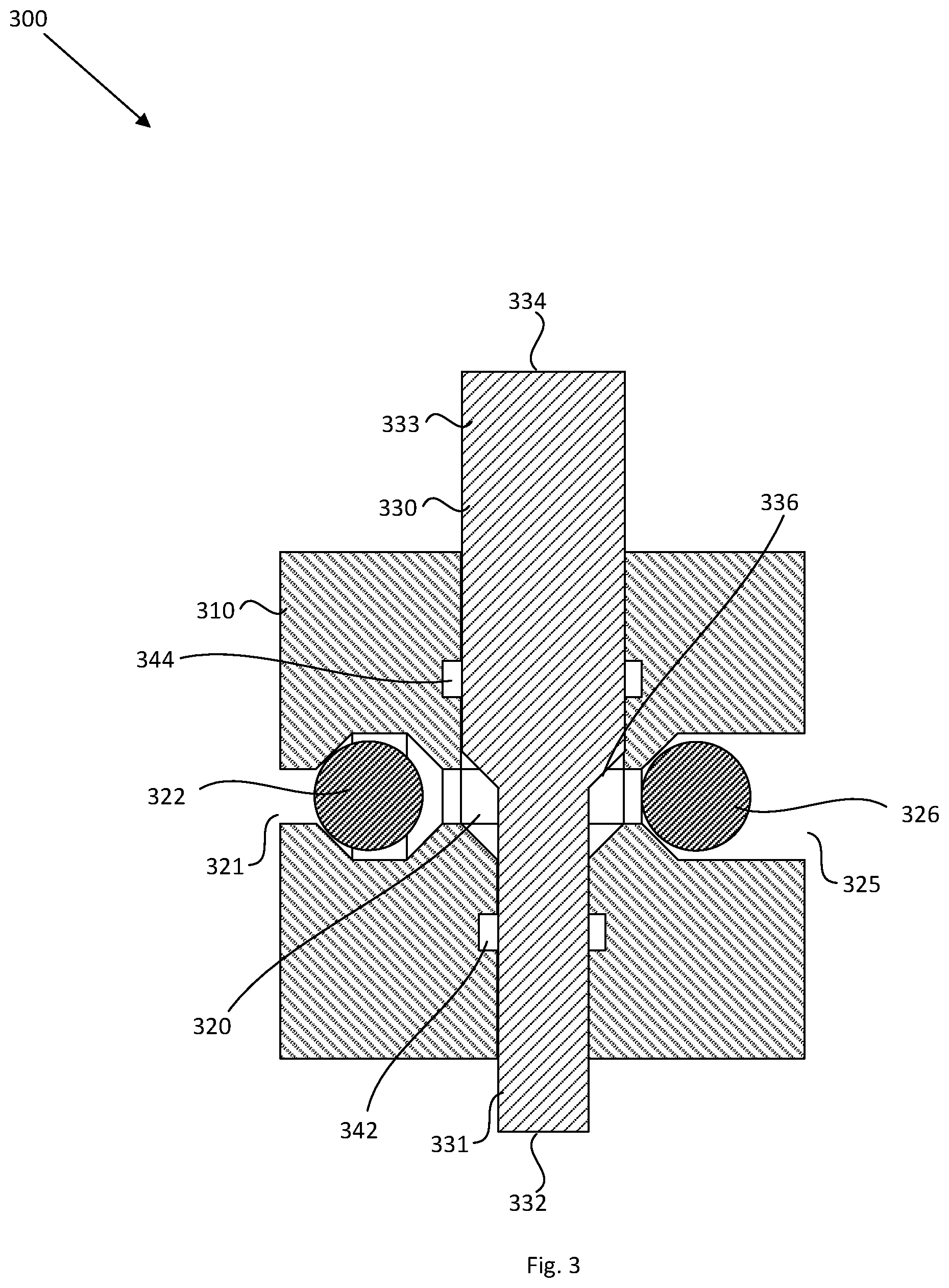 Patent US12448097 Figure 3 – Balanced piston pump for subsea use
