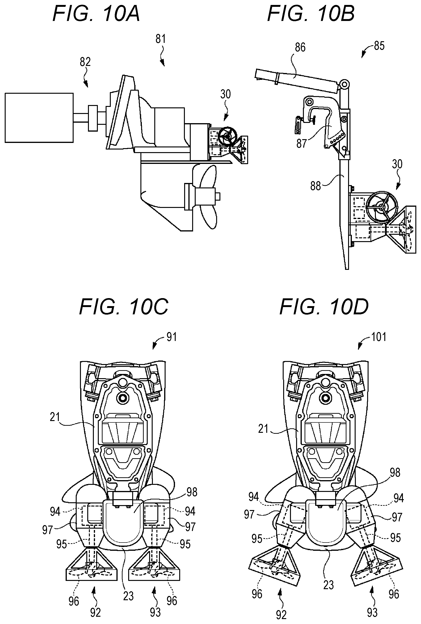 Patent US12448102 Figure 10 – Hybrid ship propulsion machine