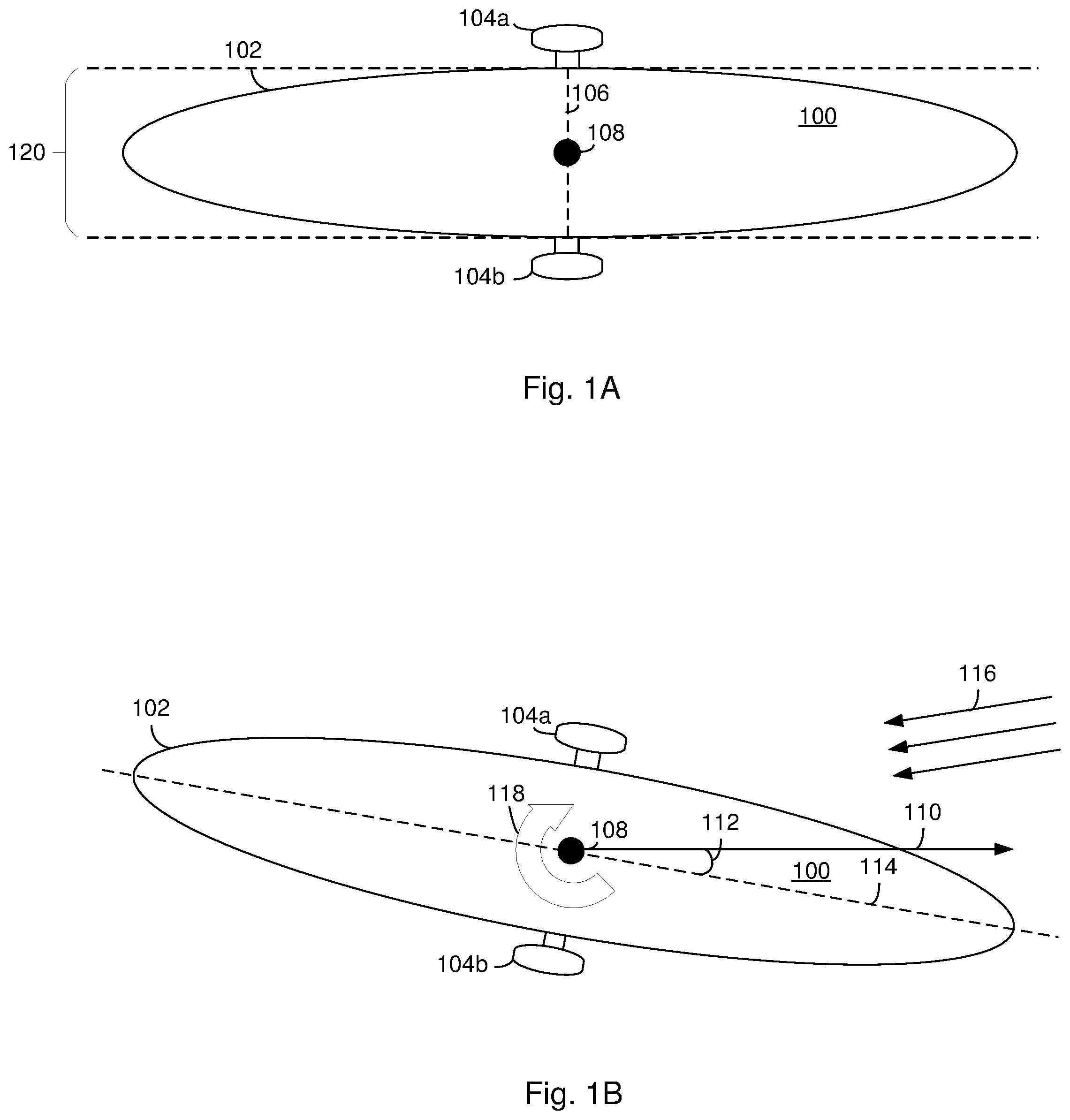 Patent US12448107 Figure 1 – Control system of an unfinned lighter than air platform and method for same