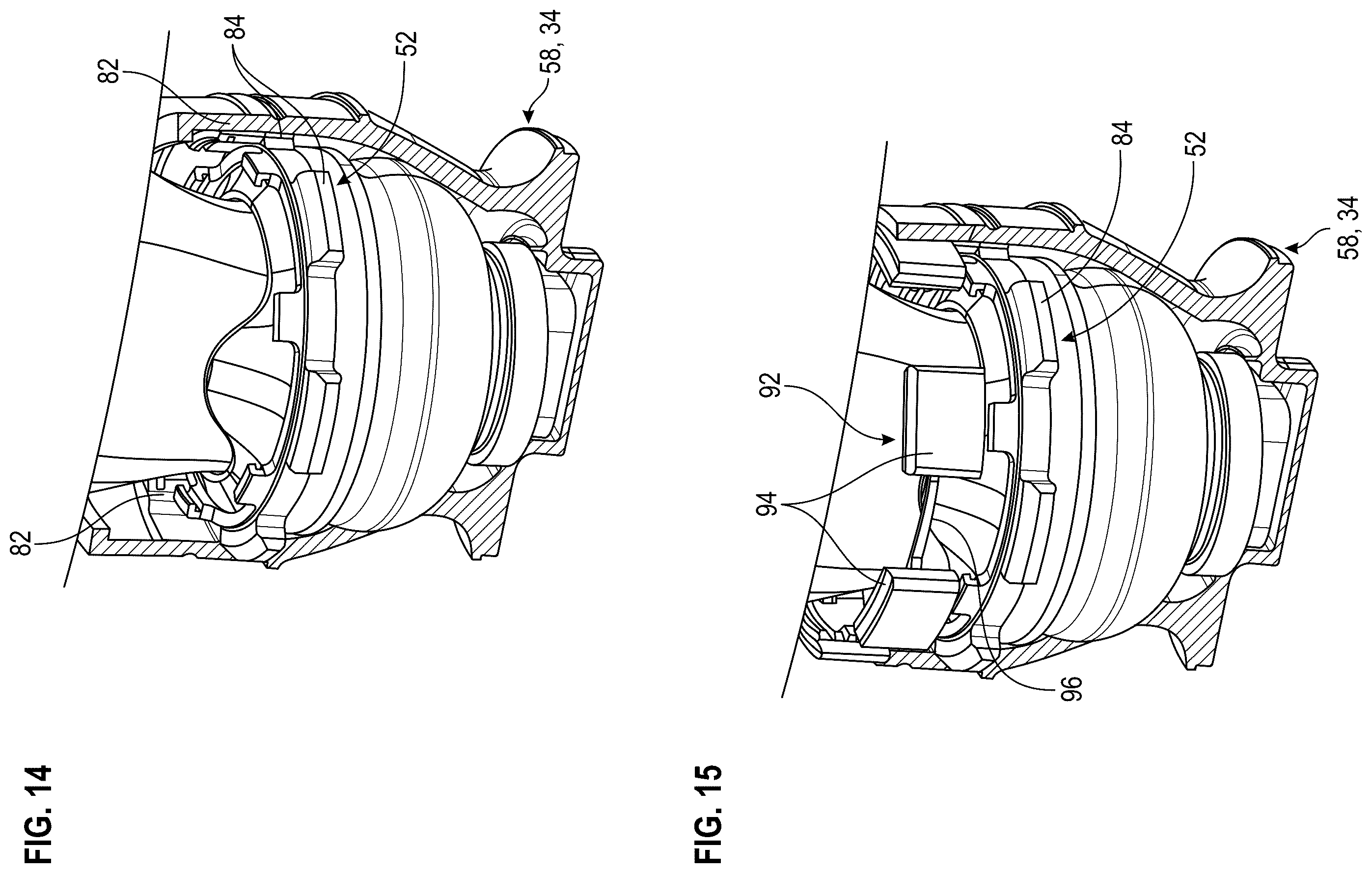 Patent US12448110 Figure 13 – Assembly comprising a vane and a vane pitch setting system