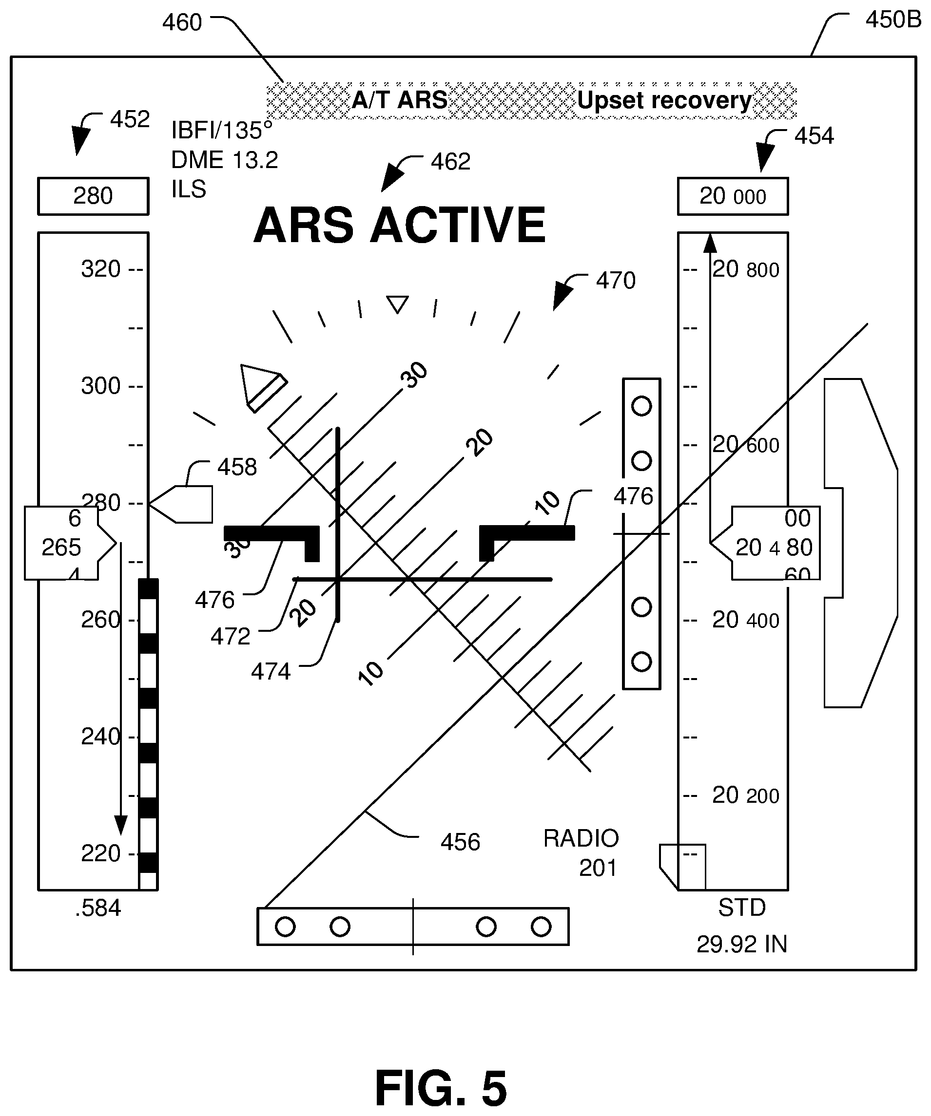 Patent US12448114 Figure 5 – Autopilot-based aircraft recovery system