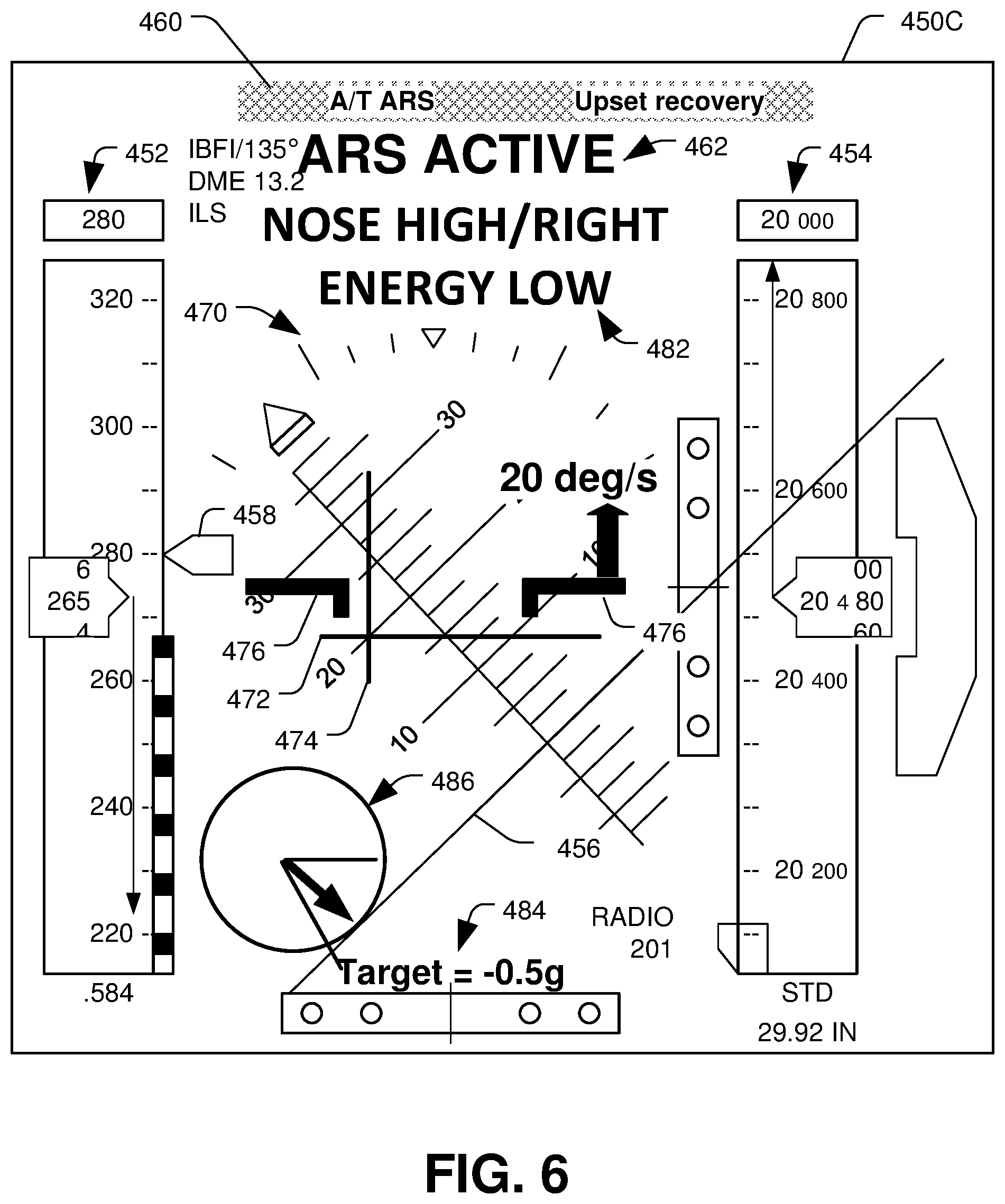 Patent US12448114 Figure 6 – Autopilot-based aircraft recovery system