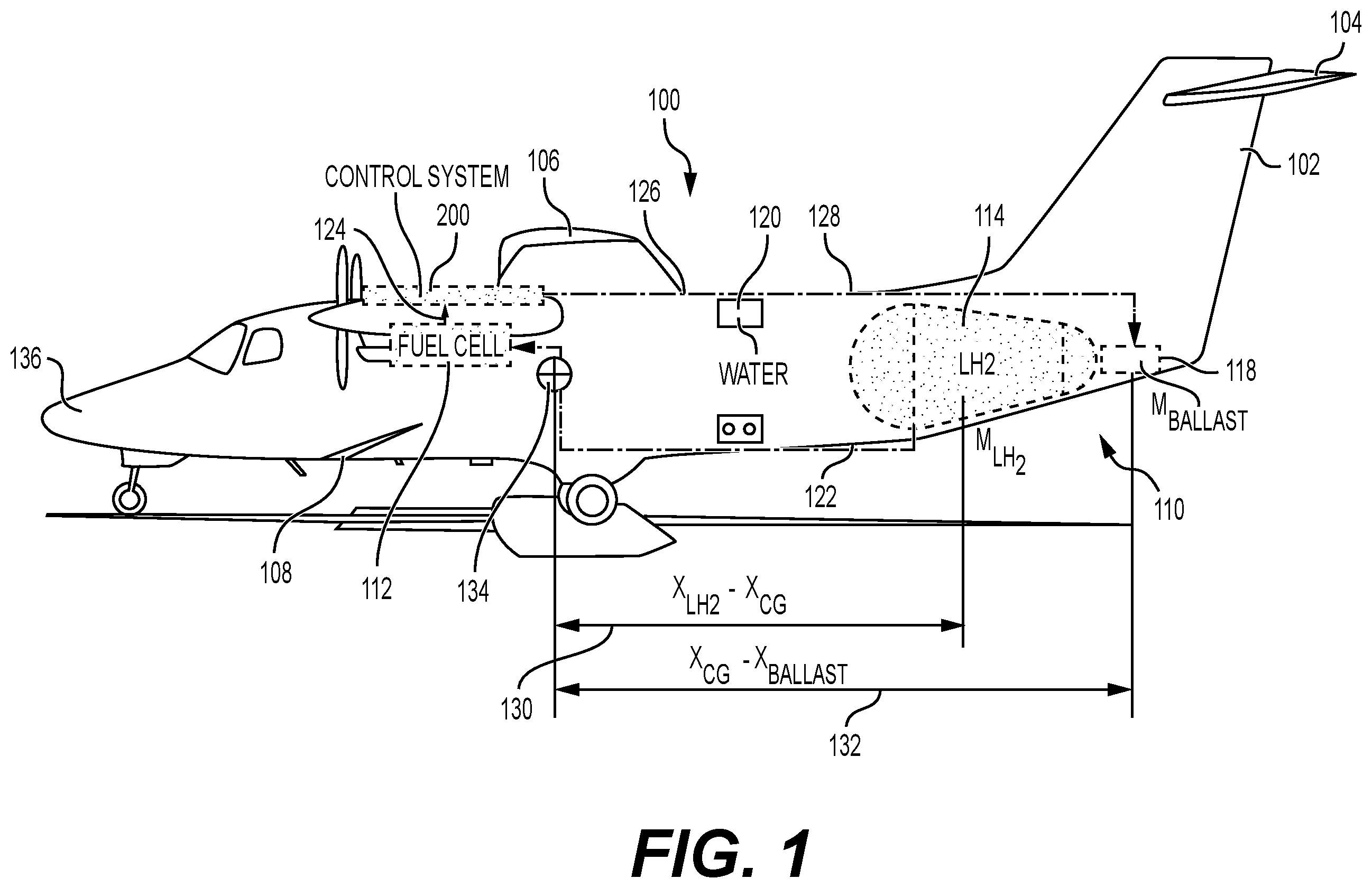 Patent US12448115 Figure 1 – Fuel cell wastewater balancer