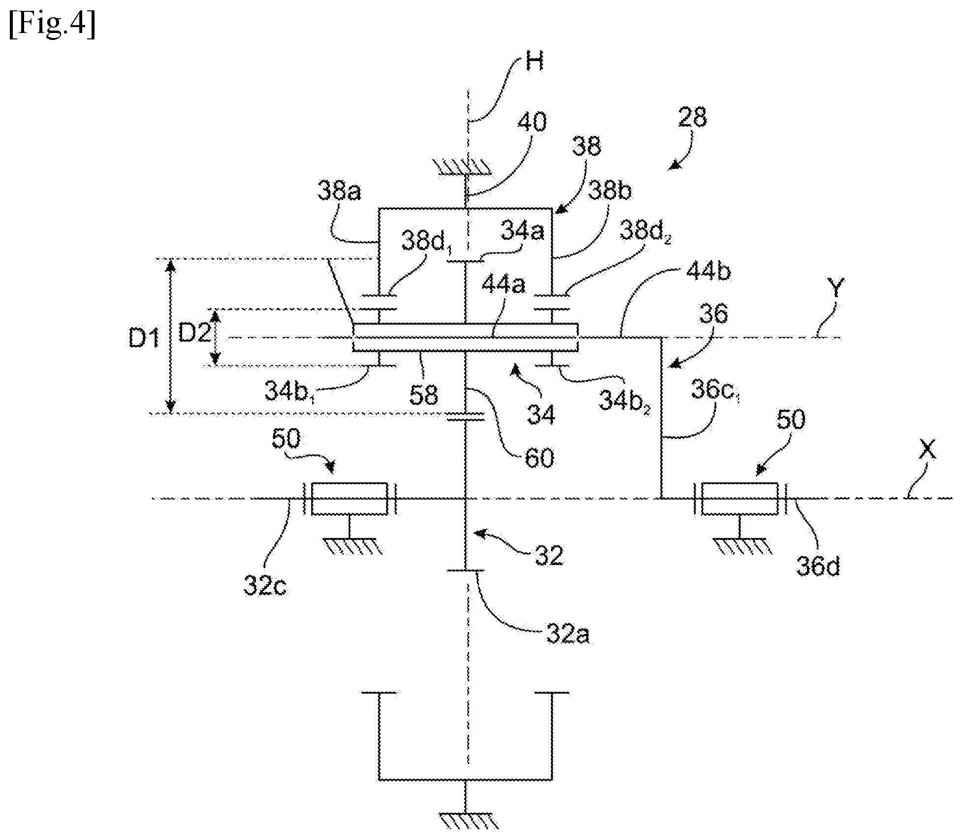 Patent US12448118 Figure 4 – Device for driving at least one wheel of an aircraft landing gear