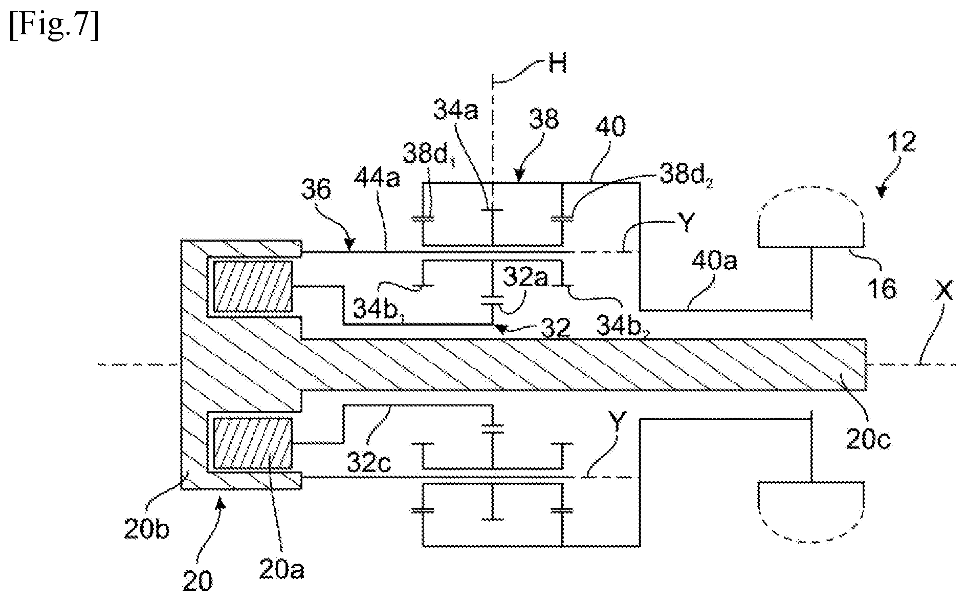 Patent US12448118 Figure 7 – Device for driving at least one wheel of an aircraft landing gear
