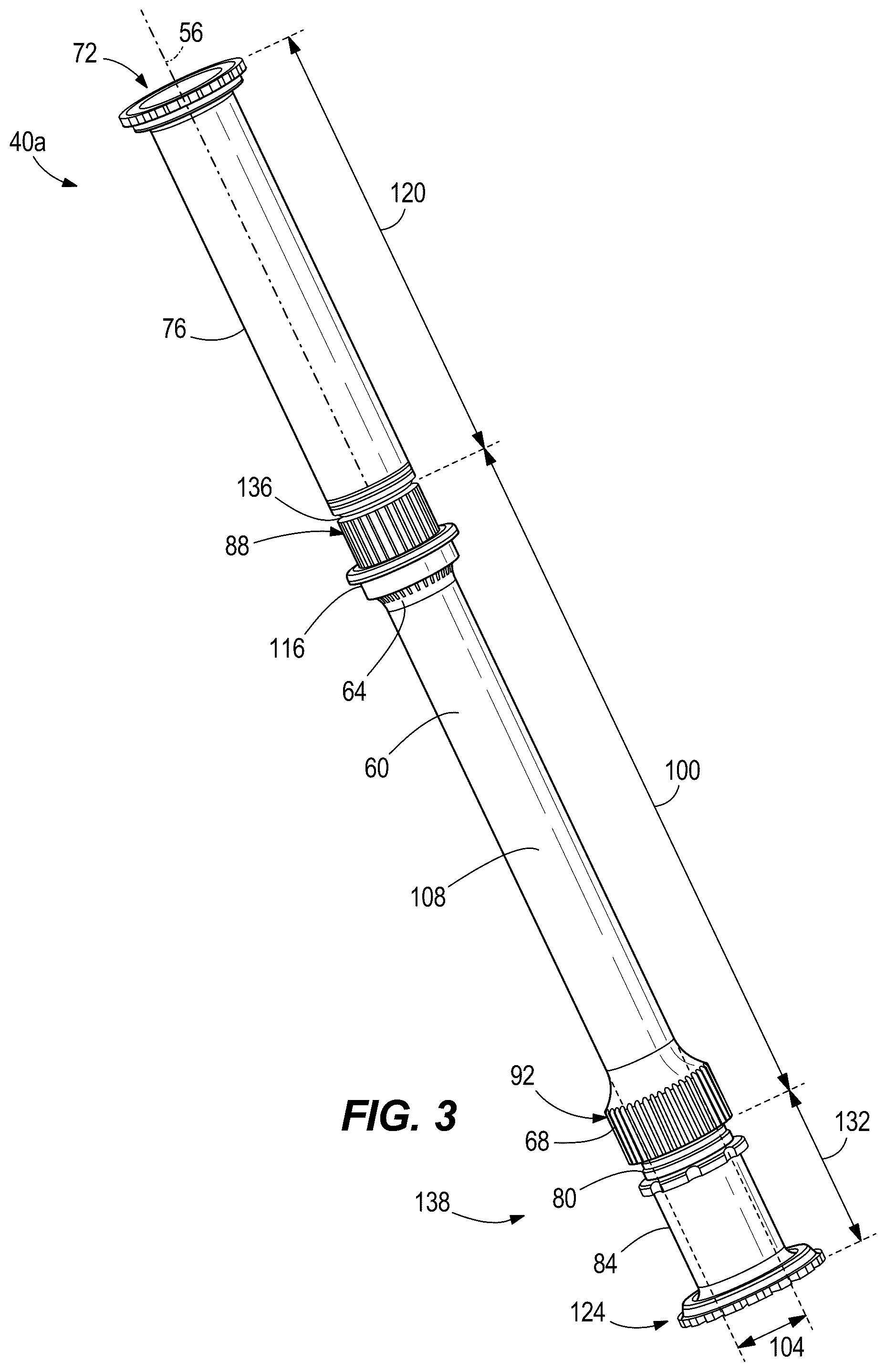 Patent US12448120 Figure 3 – Shaft assembly for split torque gear box